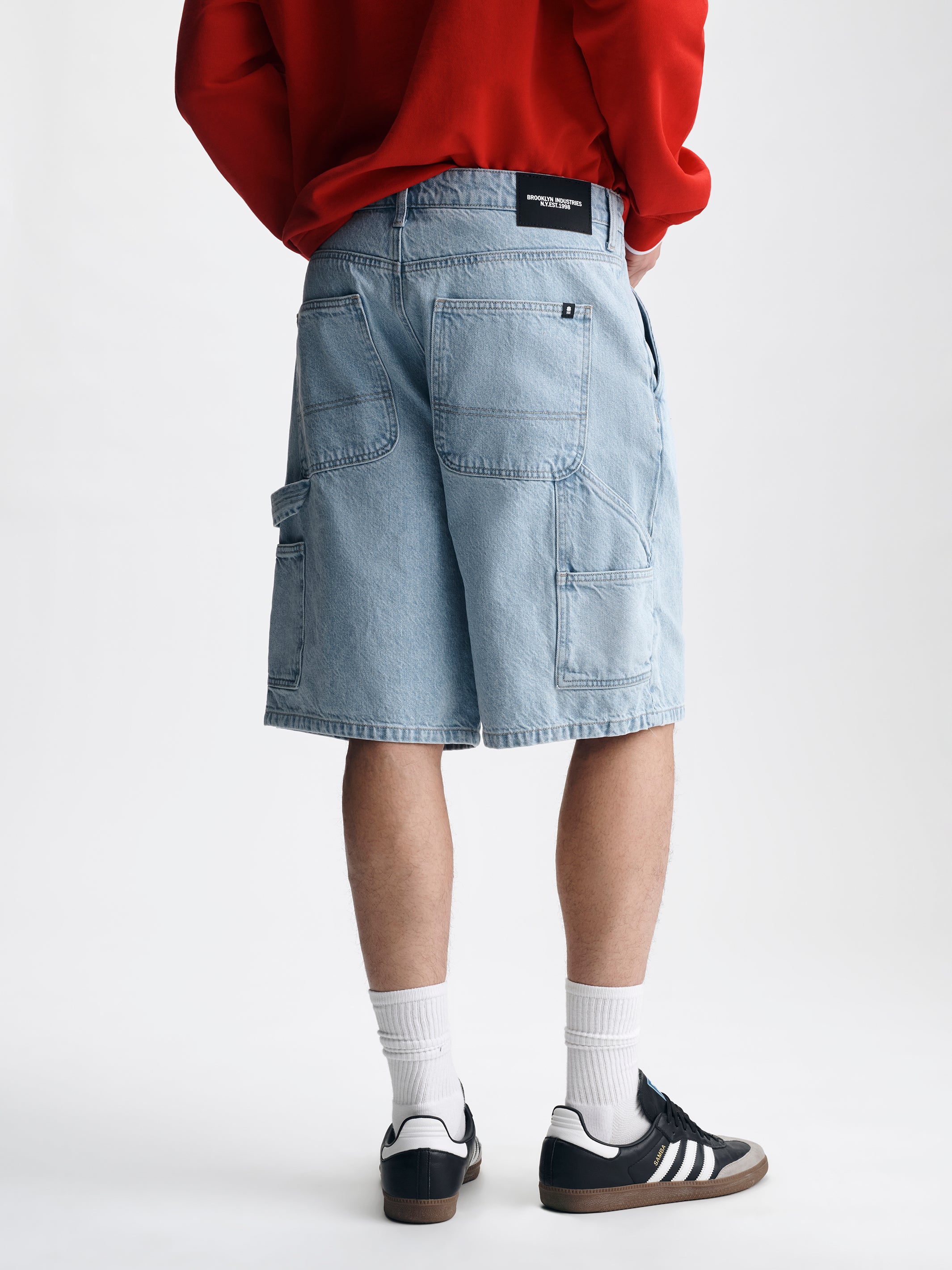 Men's Williamsburg Carpenter Shorts in Light Everyday Denim