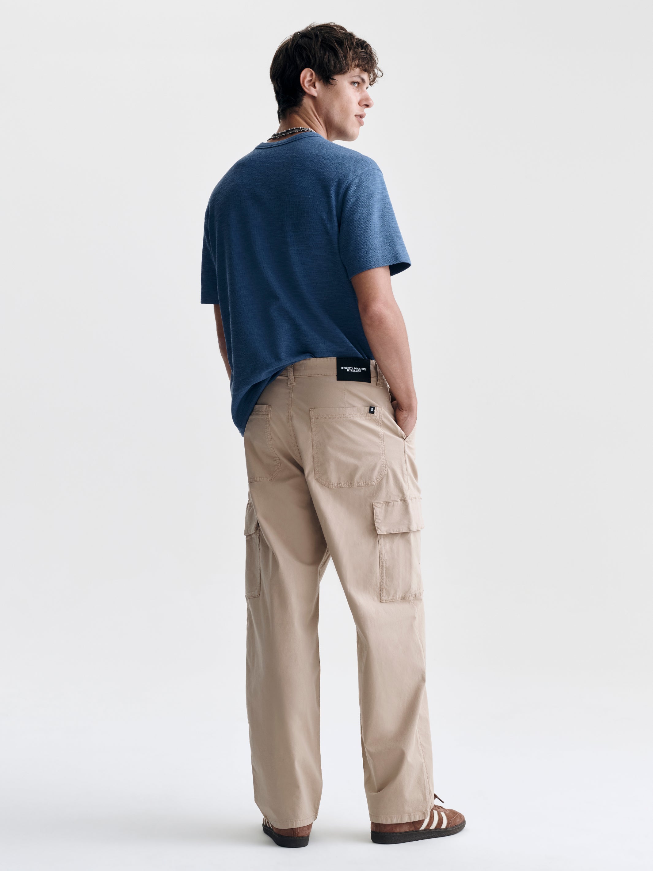 Men's Graham Cargo Pants in Light Humus Colored Parachute