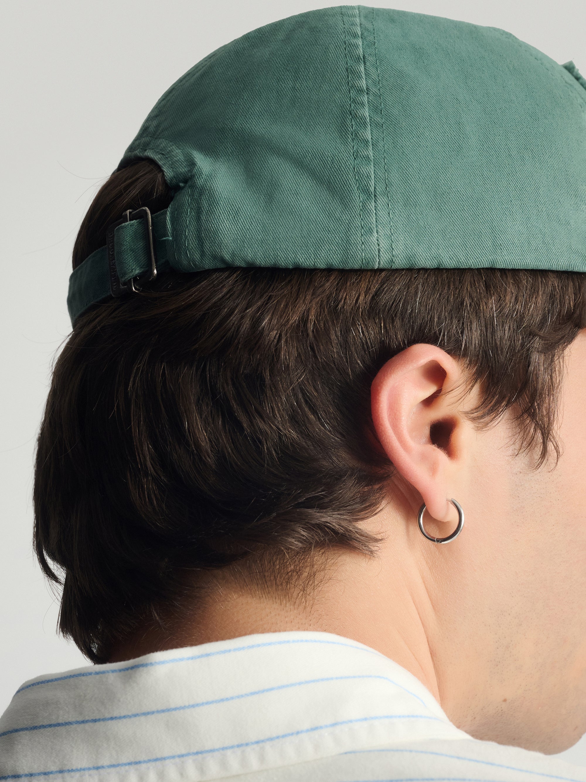 Brooklyn Logo Cap in Silver Pine - BROOKLYN INDUSTRIES
