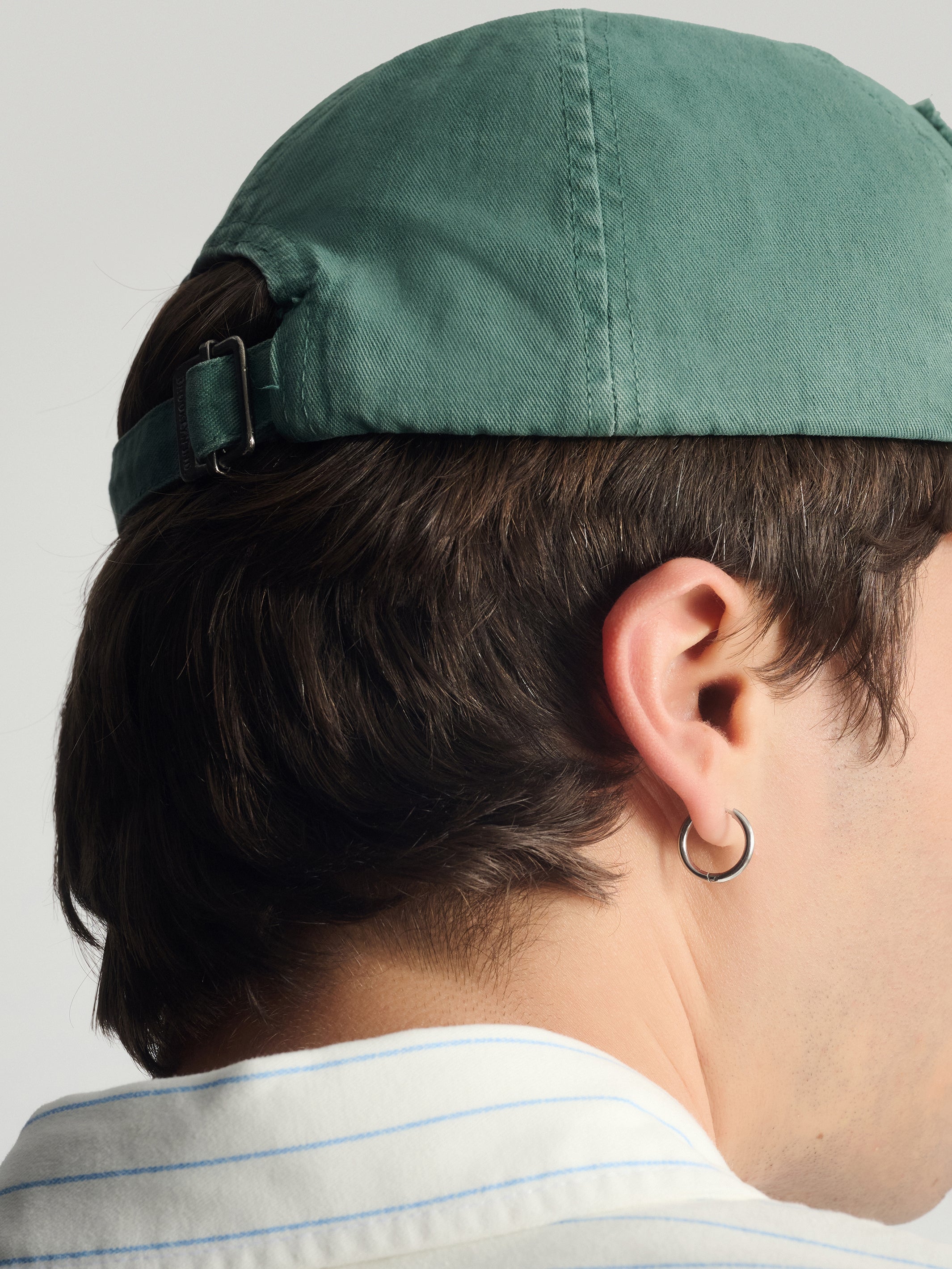 Brooklyn Logo Cap in Silver Pine - BROOKLYN INDUSTRIES