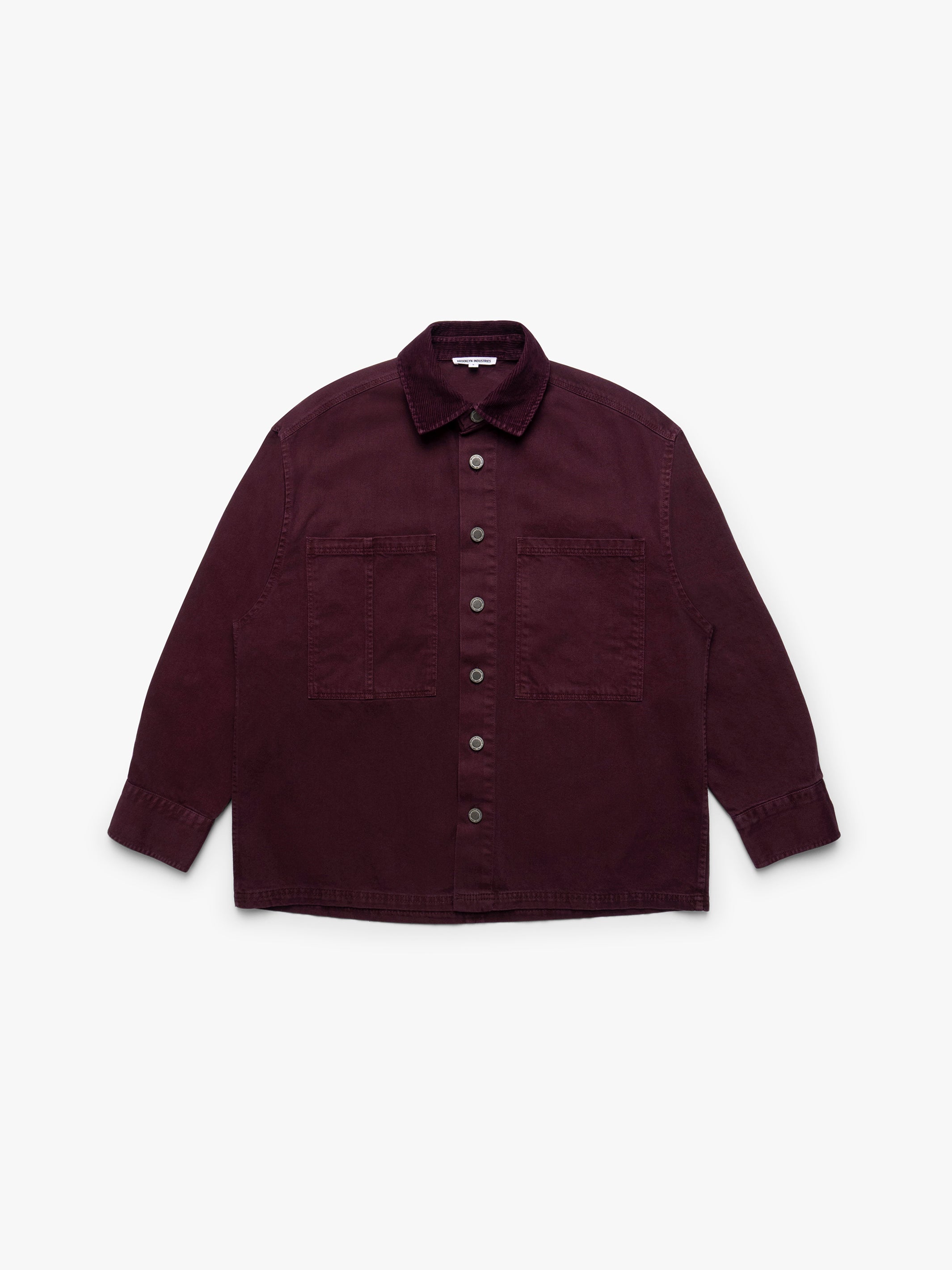 Women's Overshirt in Windsor Wine - BROOKLYN INDUSTRIES
