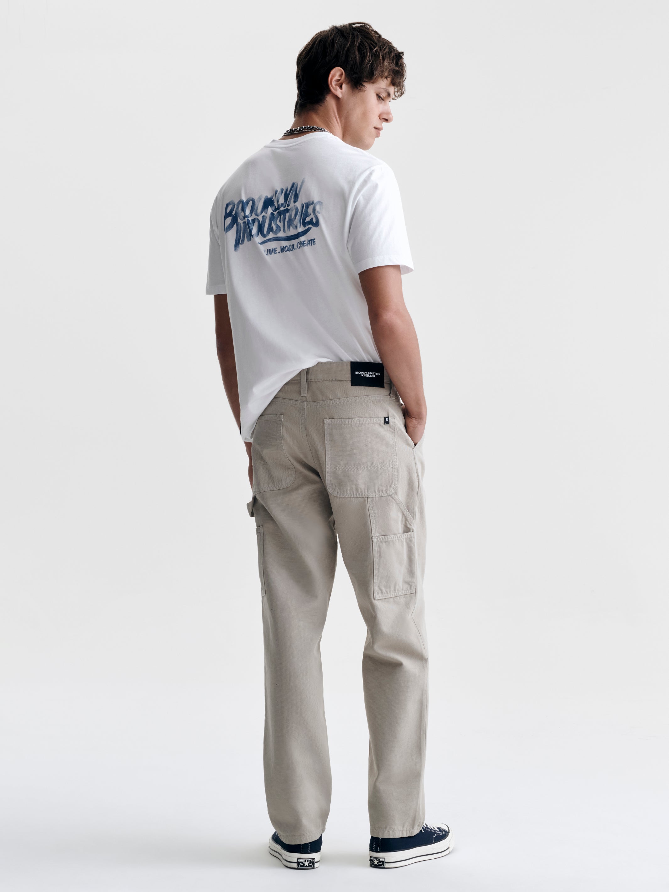Men's Williamsburg Carpenter Pants in Saige Colored Canvas