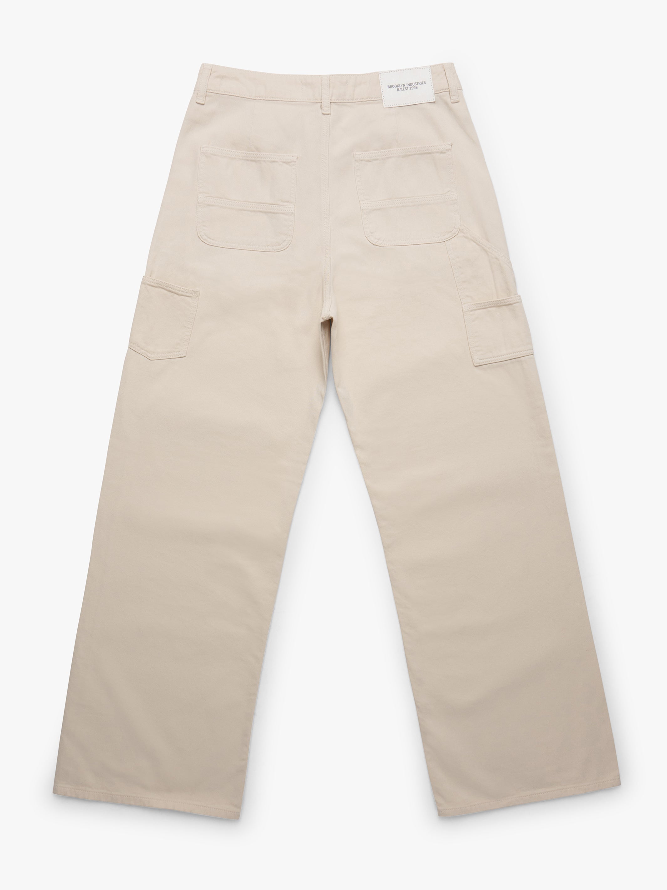 Women's Brooklyn Carpenter Pants In Turtledove - BROOKLYN INDUSTRIES