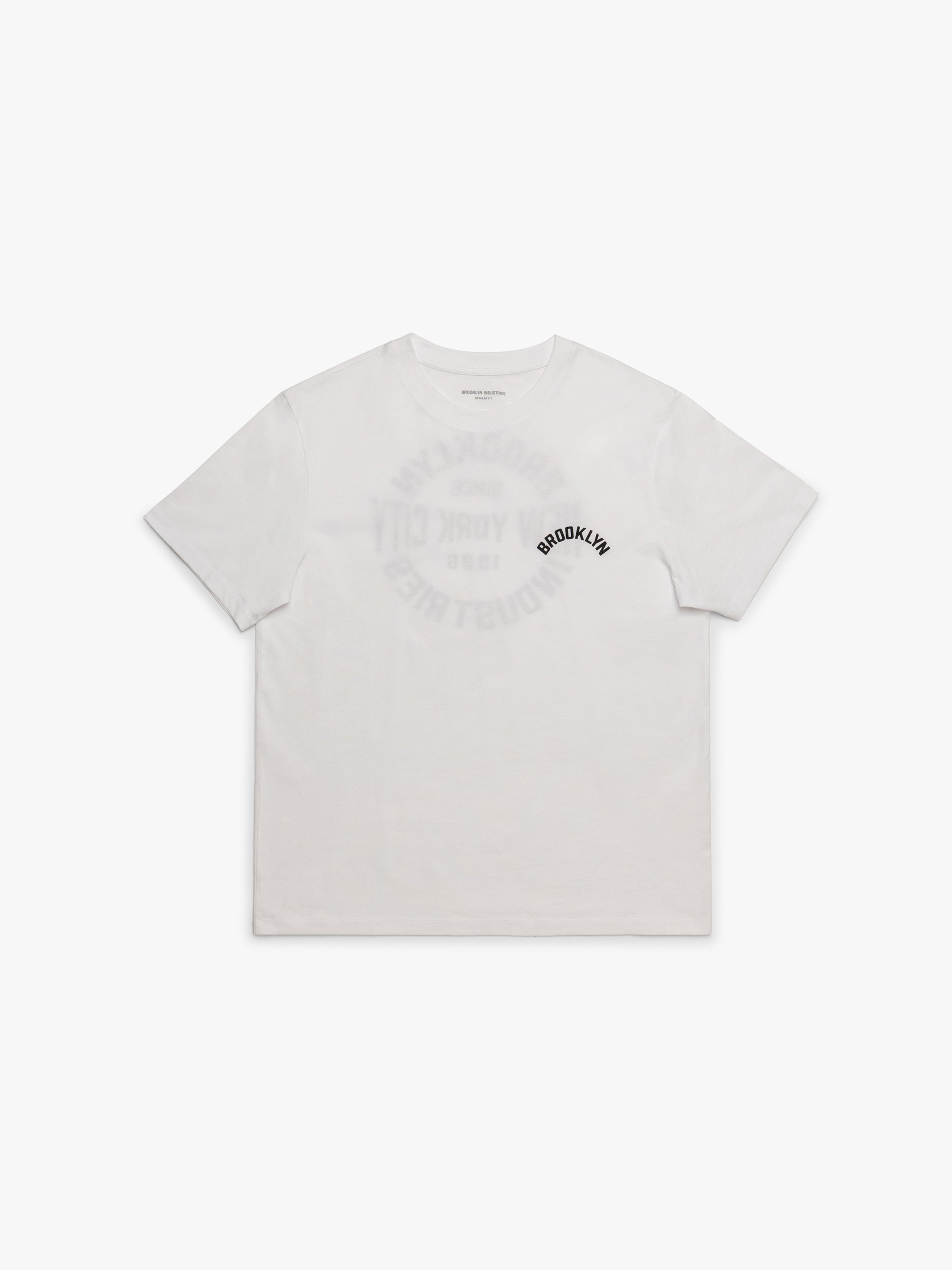 Men's Brooklyn Graphic Slim T-Shirt In White - BROOKLYN INDUSTRIES