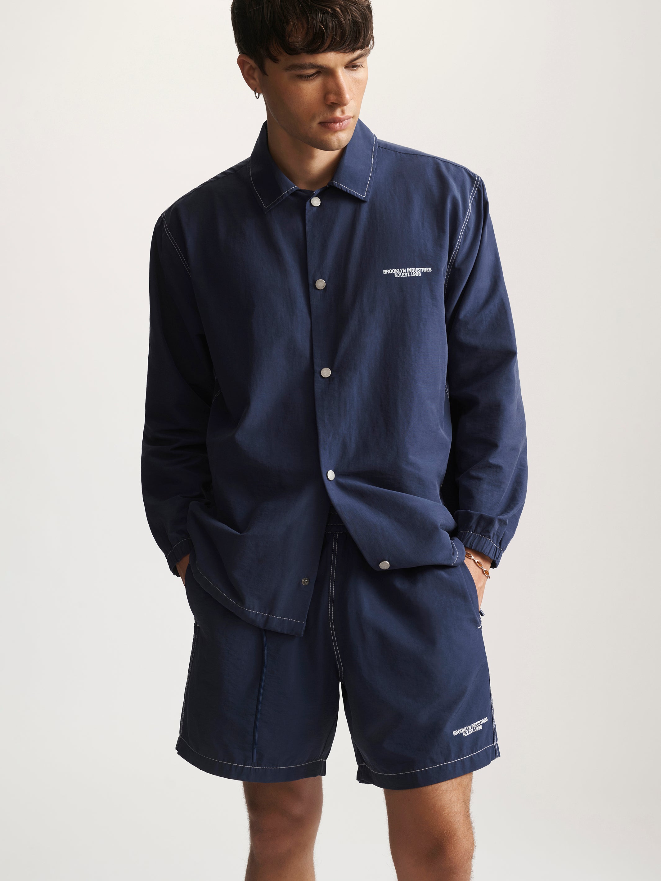 Men's Brooklyn Shorts In Medieval Blue - BROOKLYN INDUSTRIES