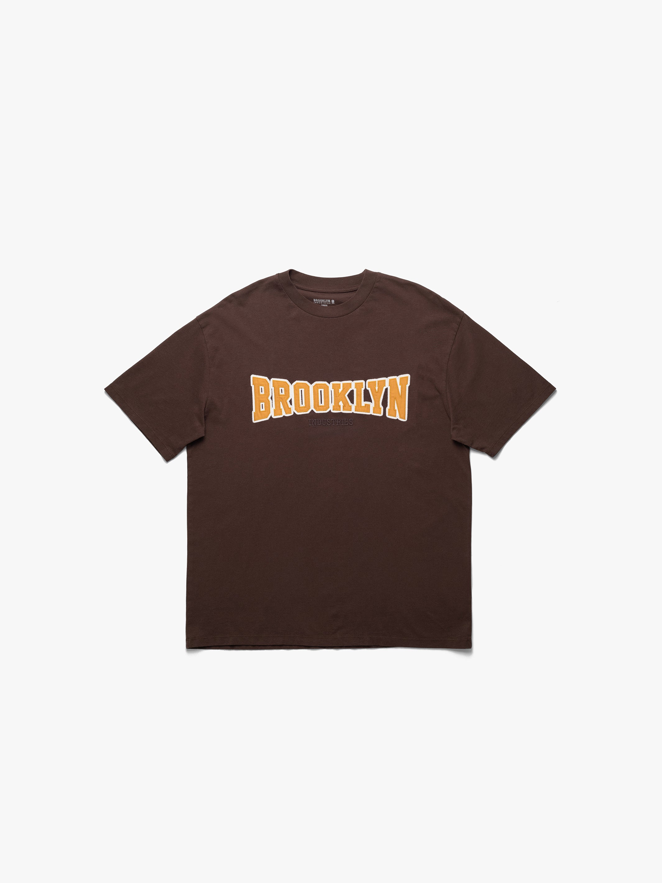 Men's Brooklyn Campus T-Shirt In Coffee Bean - BROOKLYN INDUSTRIES