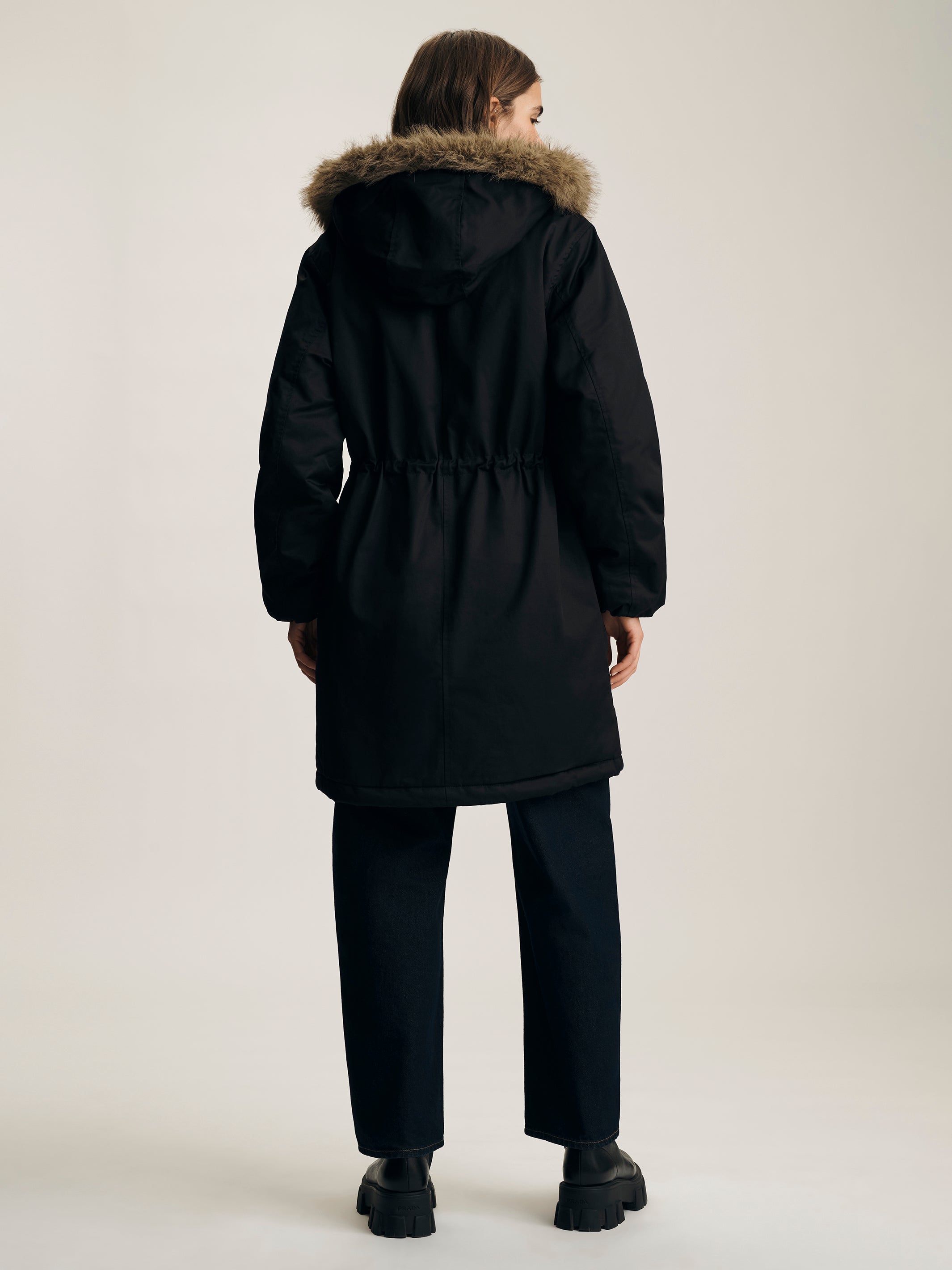 Women's Hooded Parka in Black - BROOKLYN INDUSTRIES