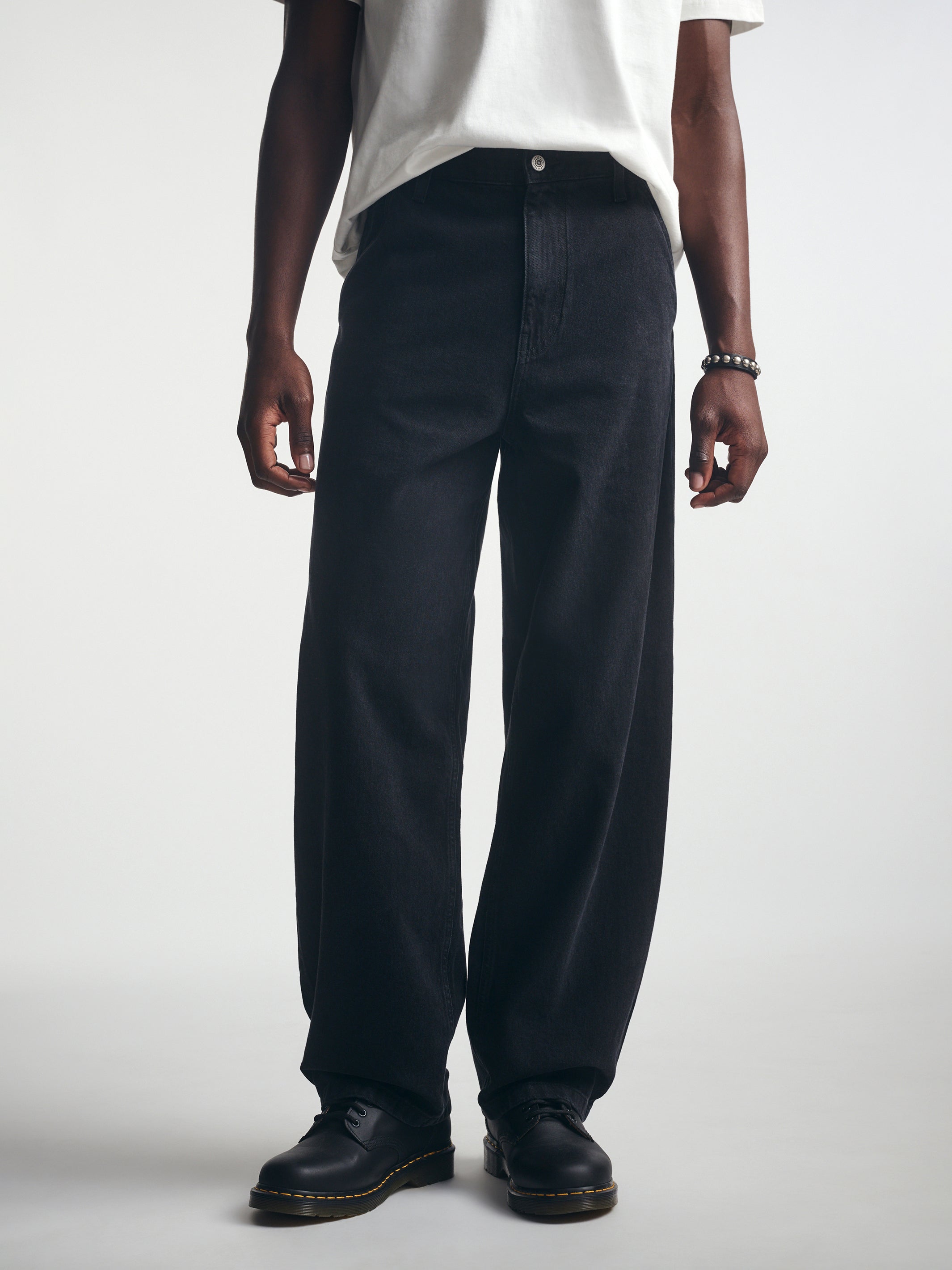 Men's Baggy Jeans in Smoke Street Denim - BROOKLYN INDUSTRIES