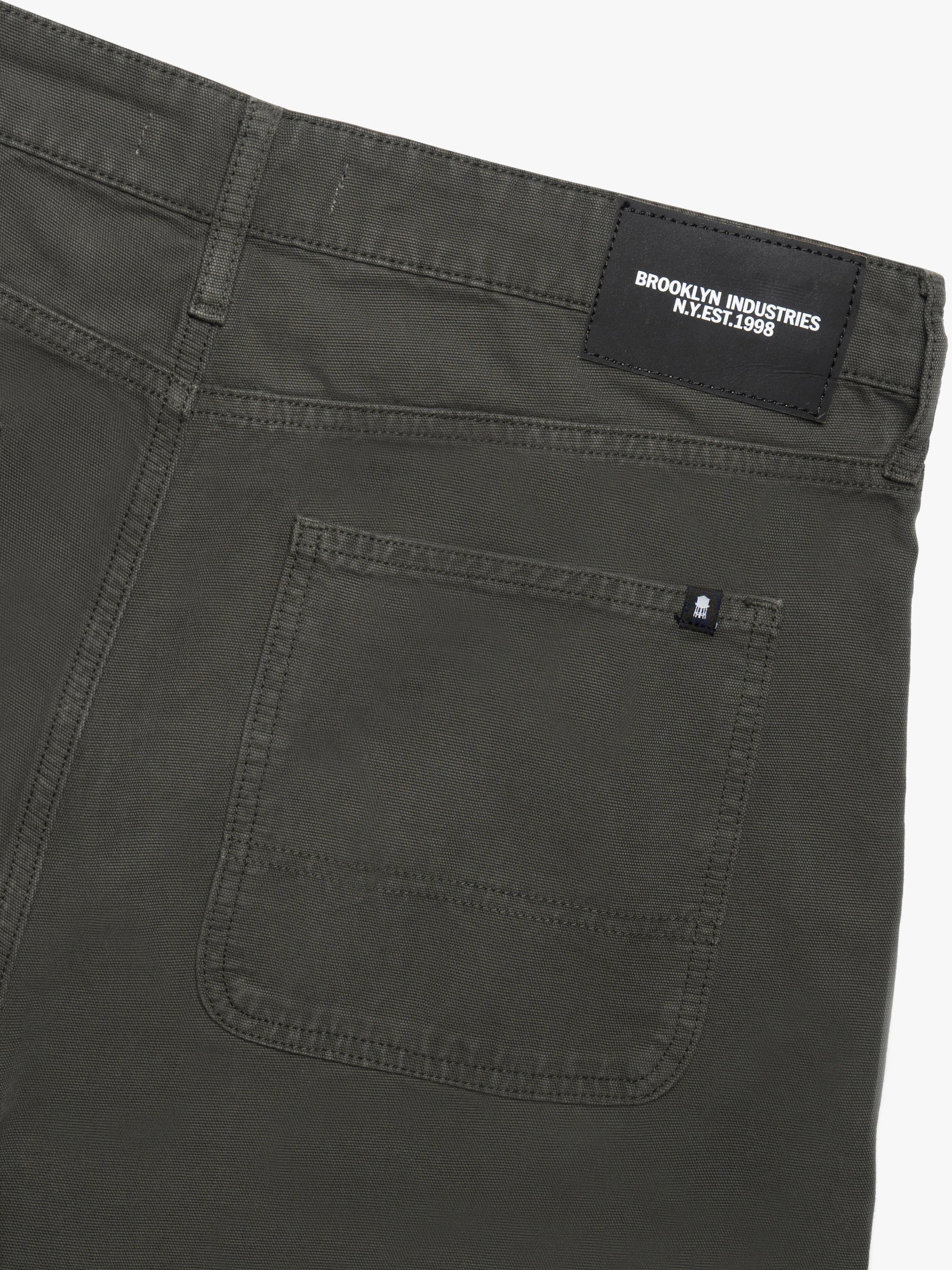 Men's Baggy Pants in British Khaki Canvas - BROOKLYN INDUSTRIES