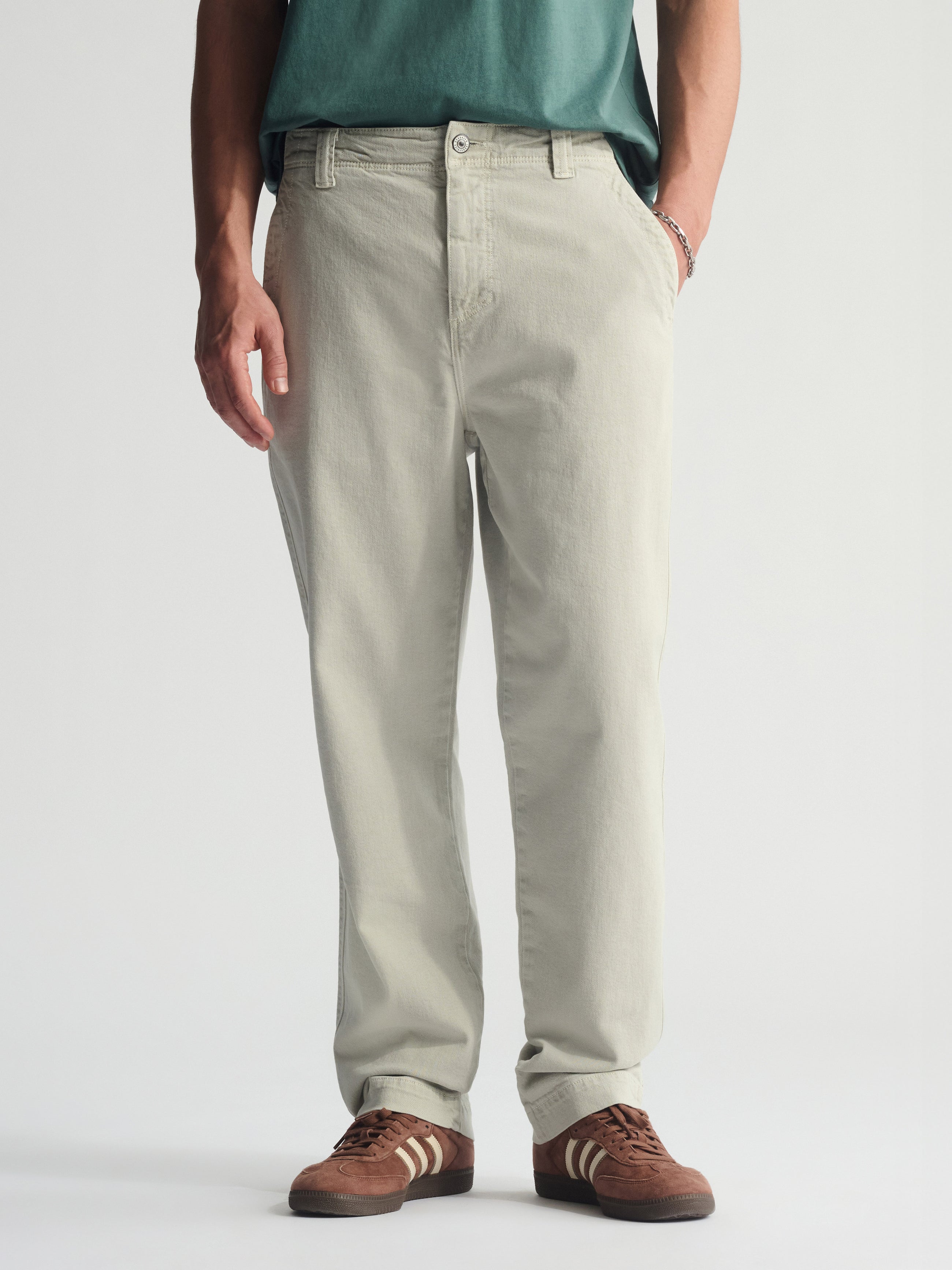 Men's Straight Leg Pants In Puritan Gray - BROOKLYN INDUSTRIES