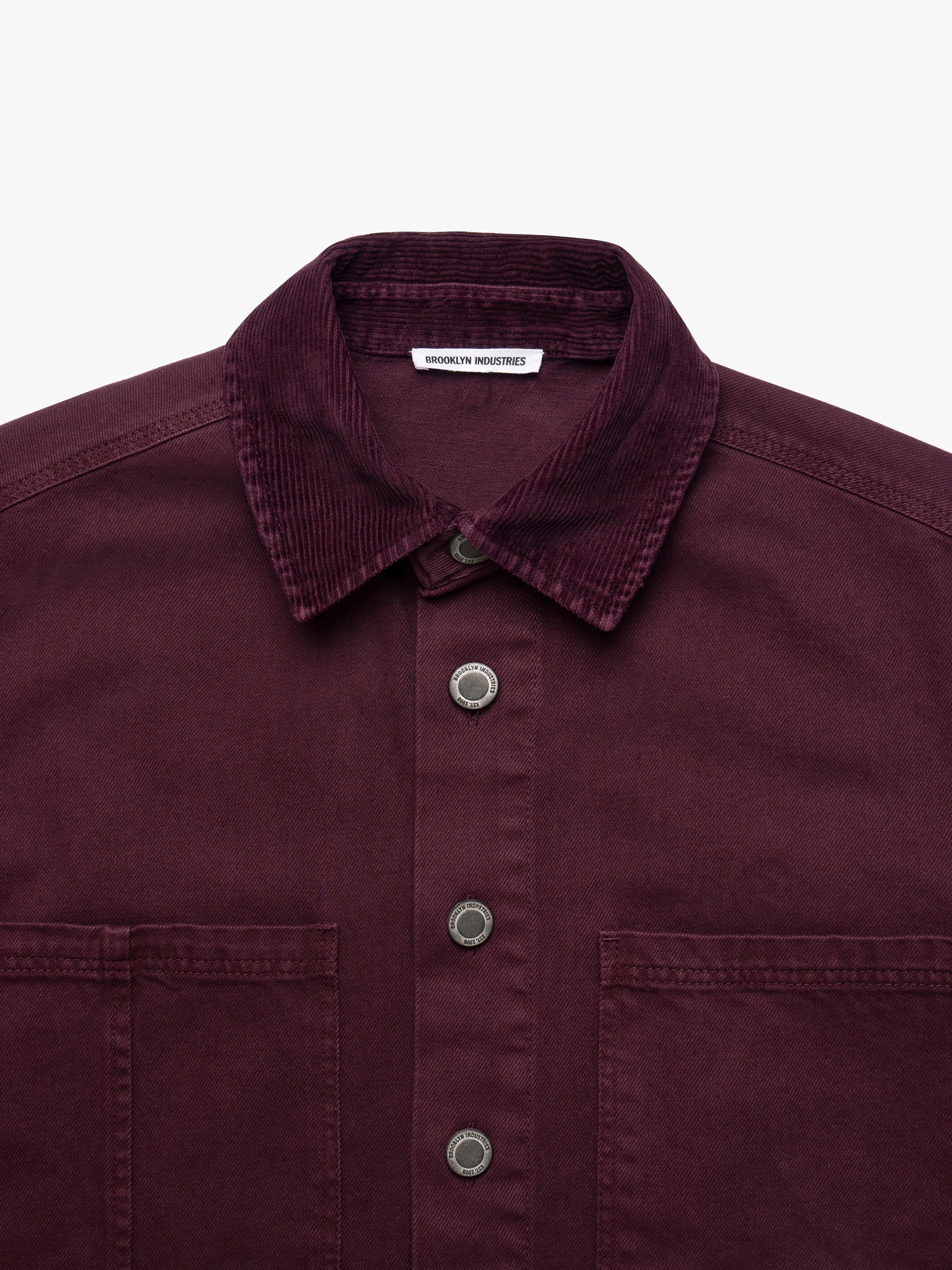 Women's Overshirt in Windsor Wine - BROOKLYN INDUSTRIES