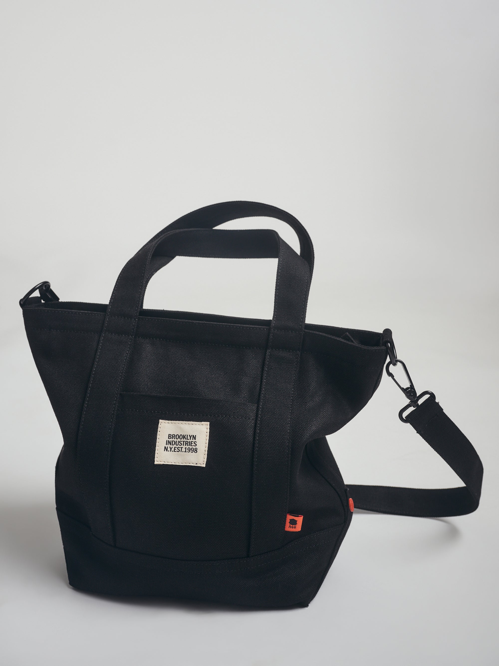 Brooklyn Crossbody Tote Bag in Black - BROOKLYN INDUSTRIES