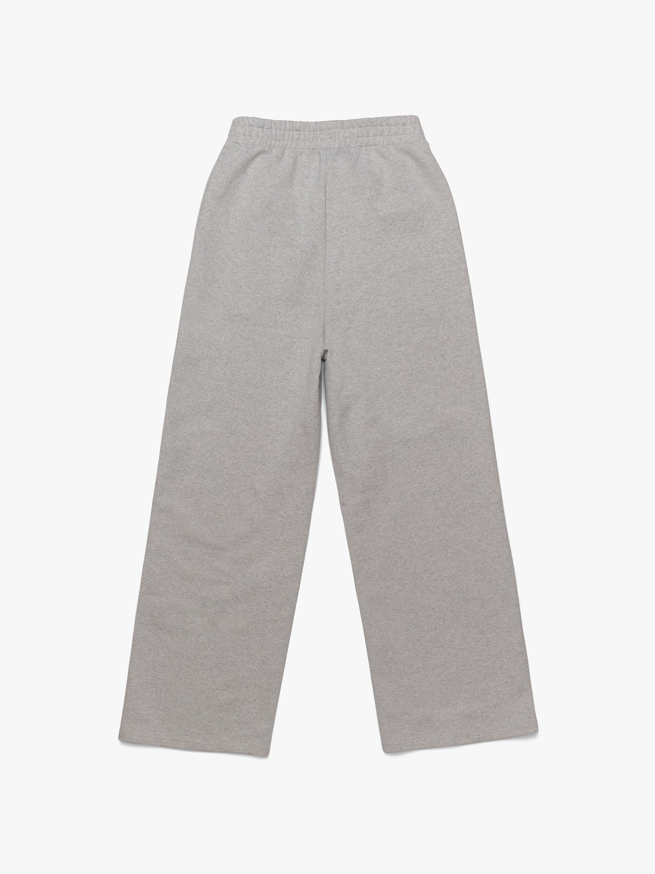 Women's Brooklyn Wide-Leg Sweatpants In Light Grey Melange - BROOKLYN INDUSTRIES