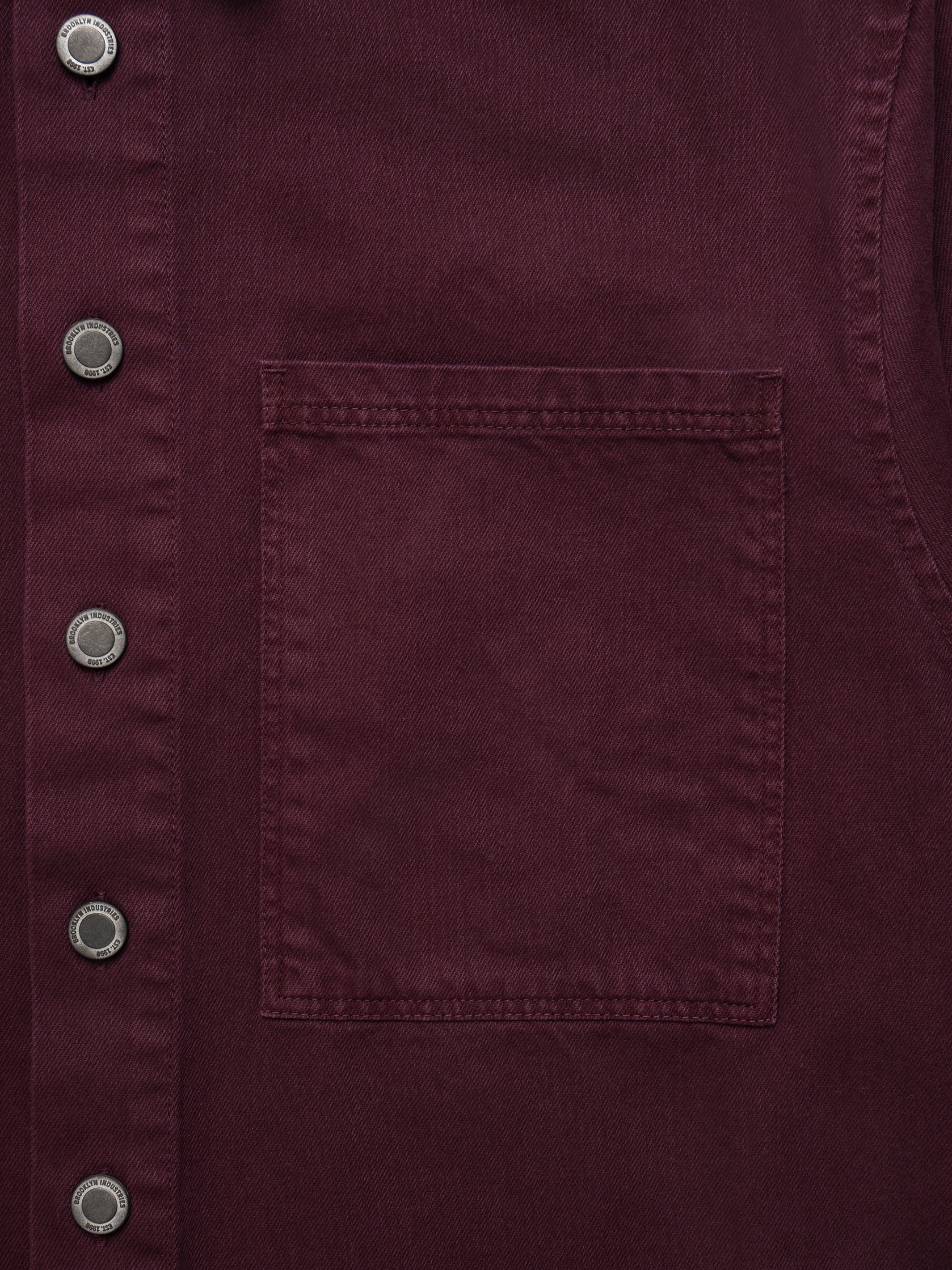 Women's Overshirt in Windsor Wine - BROOKLYN INDUSTRIES