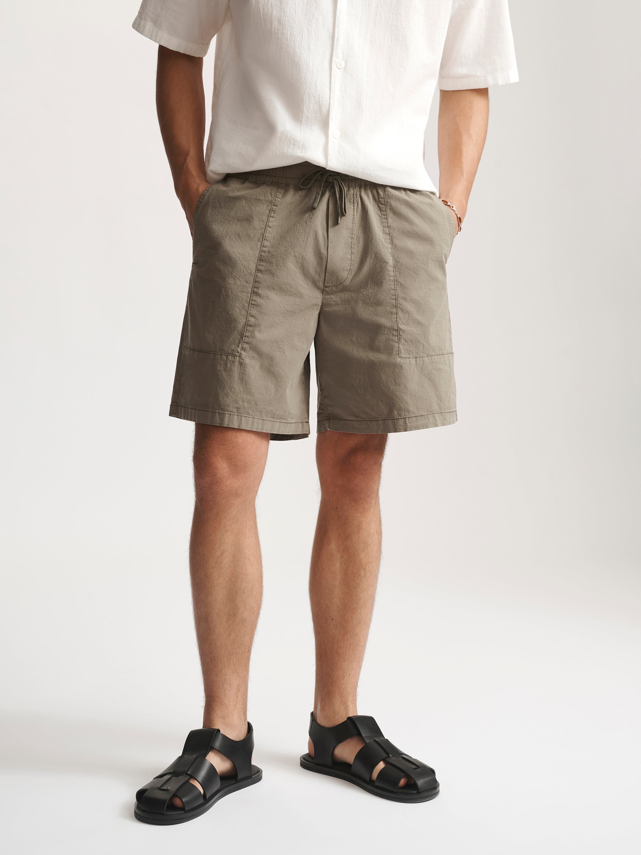 Men's Brooklyn Pocket Shorts In Trench Coat - BROOKLYN INDUSTRIES