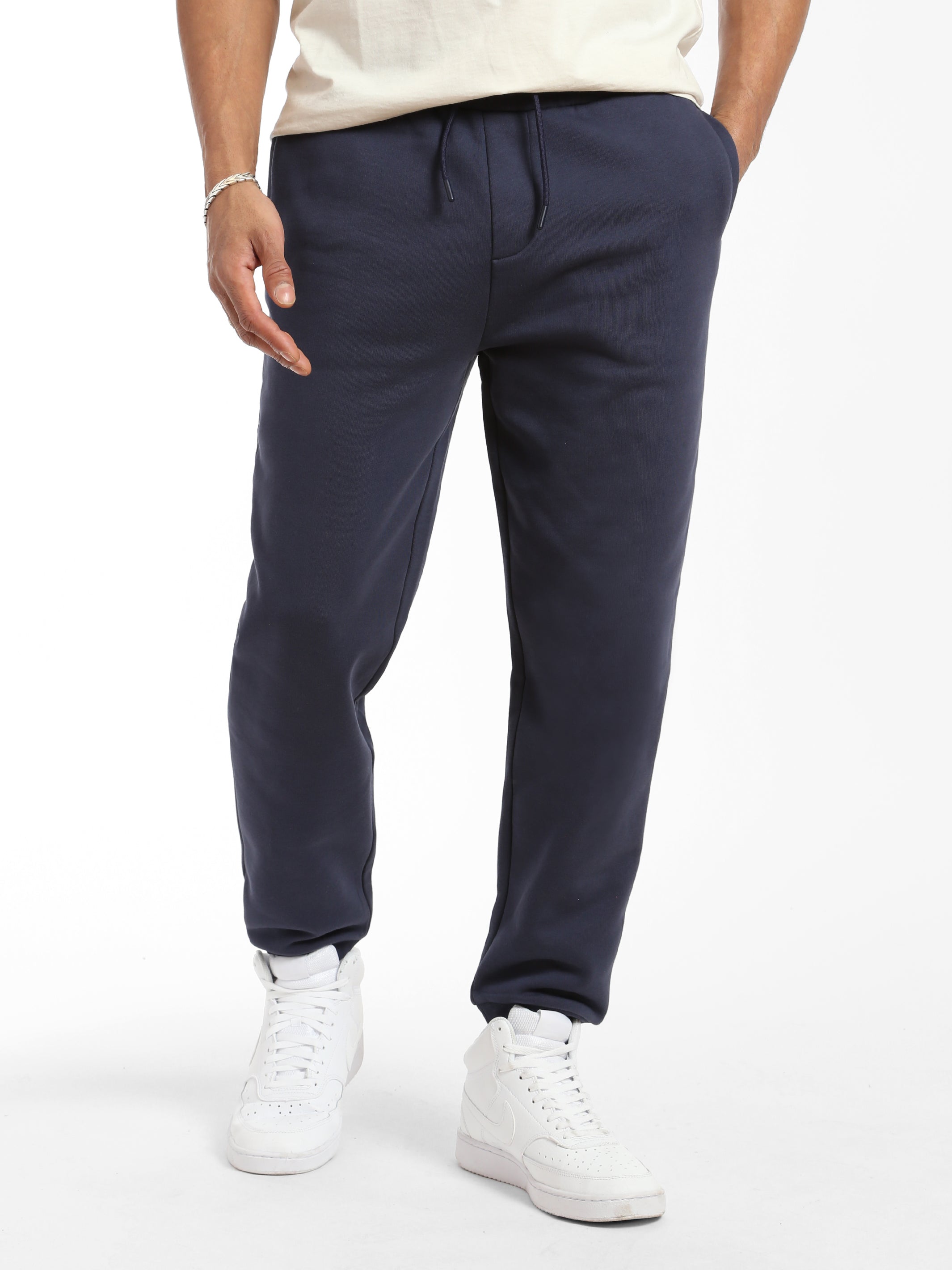 Men's BKLYN Slub Sweatpants in Mood Indigo - BROOKLYN INDUSTRIES