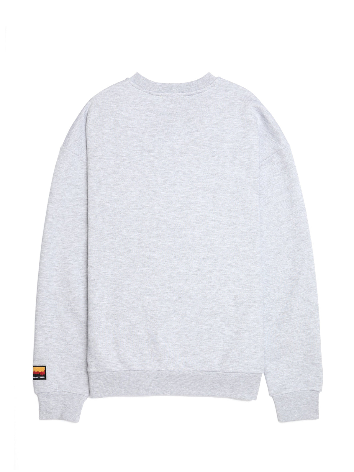 Men's BKLYN Crew Neck Sweatshirt in Grey Melange - BROOKLYN INDUSTRIES