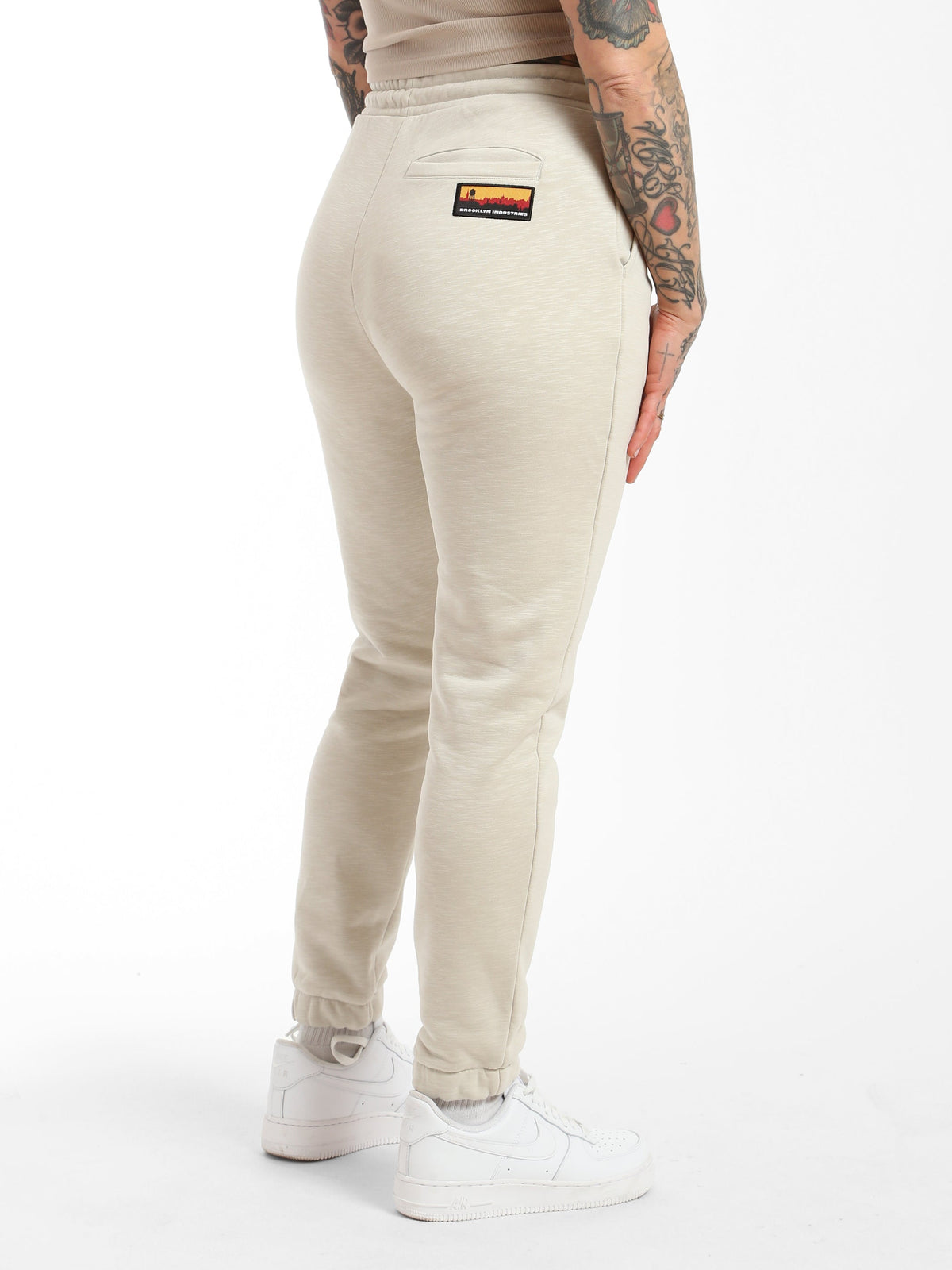 Women's BKLYN Sweatpants in Silver Birch - BROOKLYN INDUSTRIES