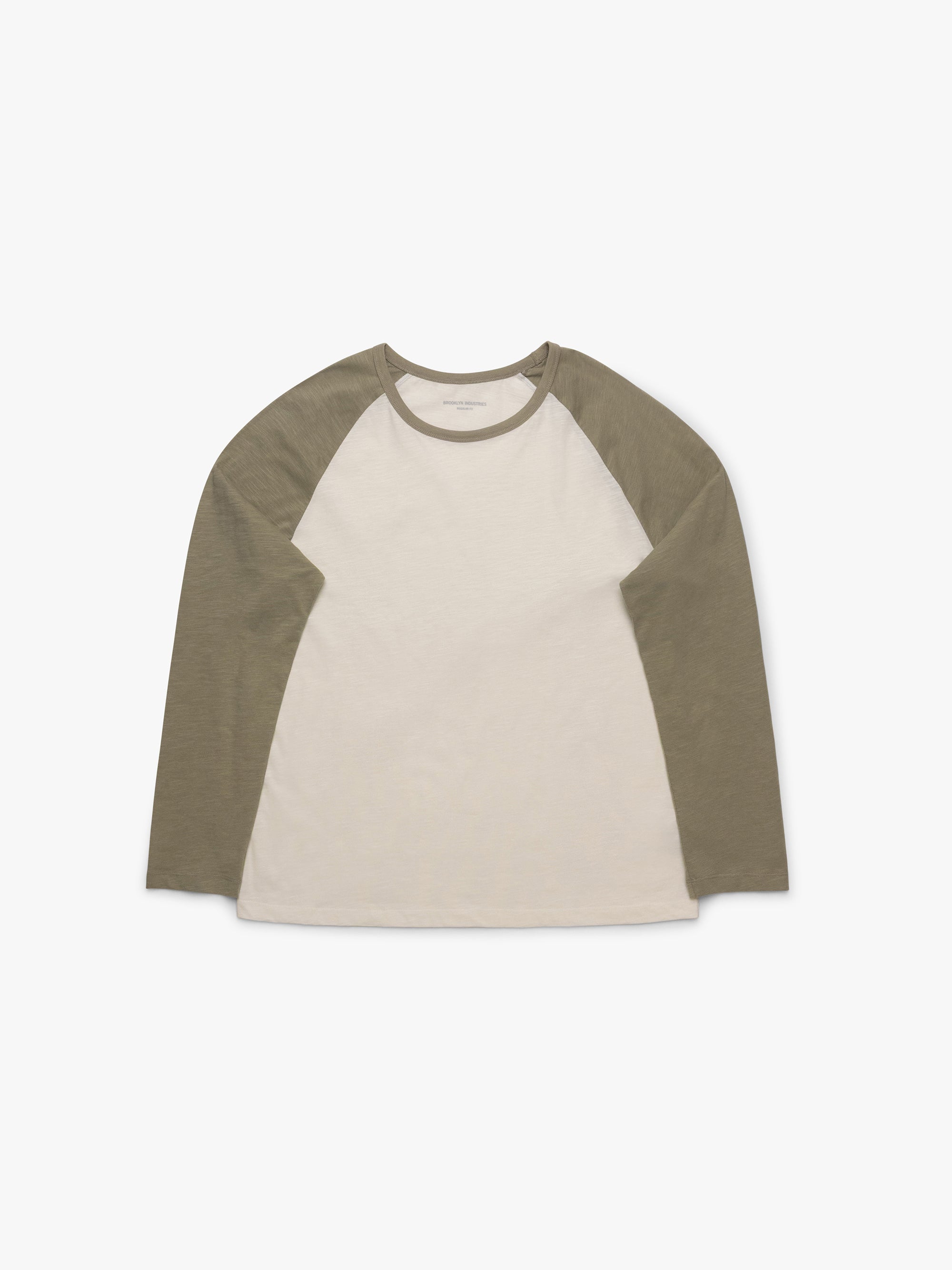Men's Brooklyn Slub Long Sleeve T-Shirt In Winter Twig - BROOKLYN INDUSTRIES