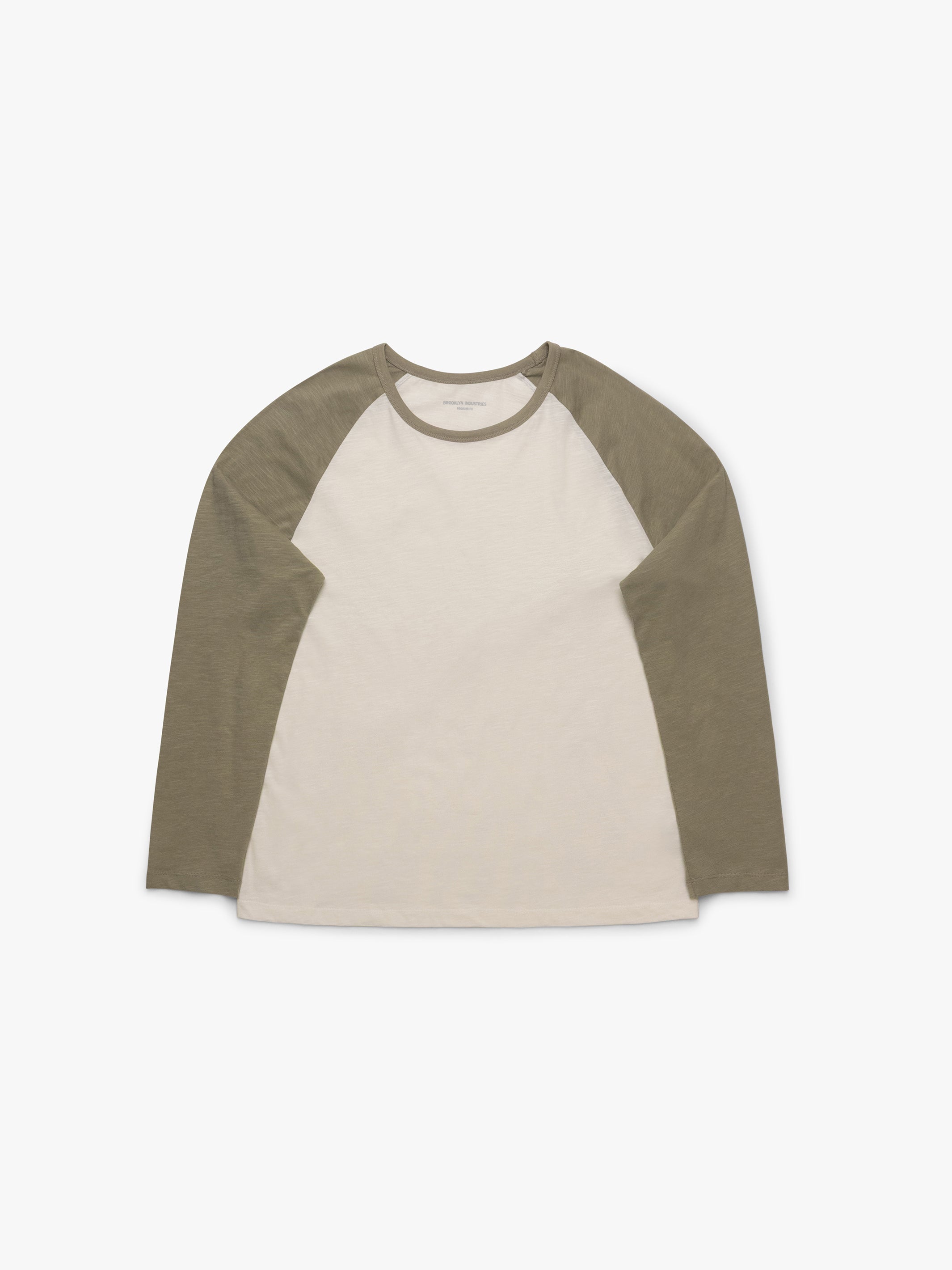 Men's Brooklyn Slub Long Sleeve T-Shirt In Winter Twig - BROOKLYN INDUSTRIES