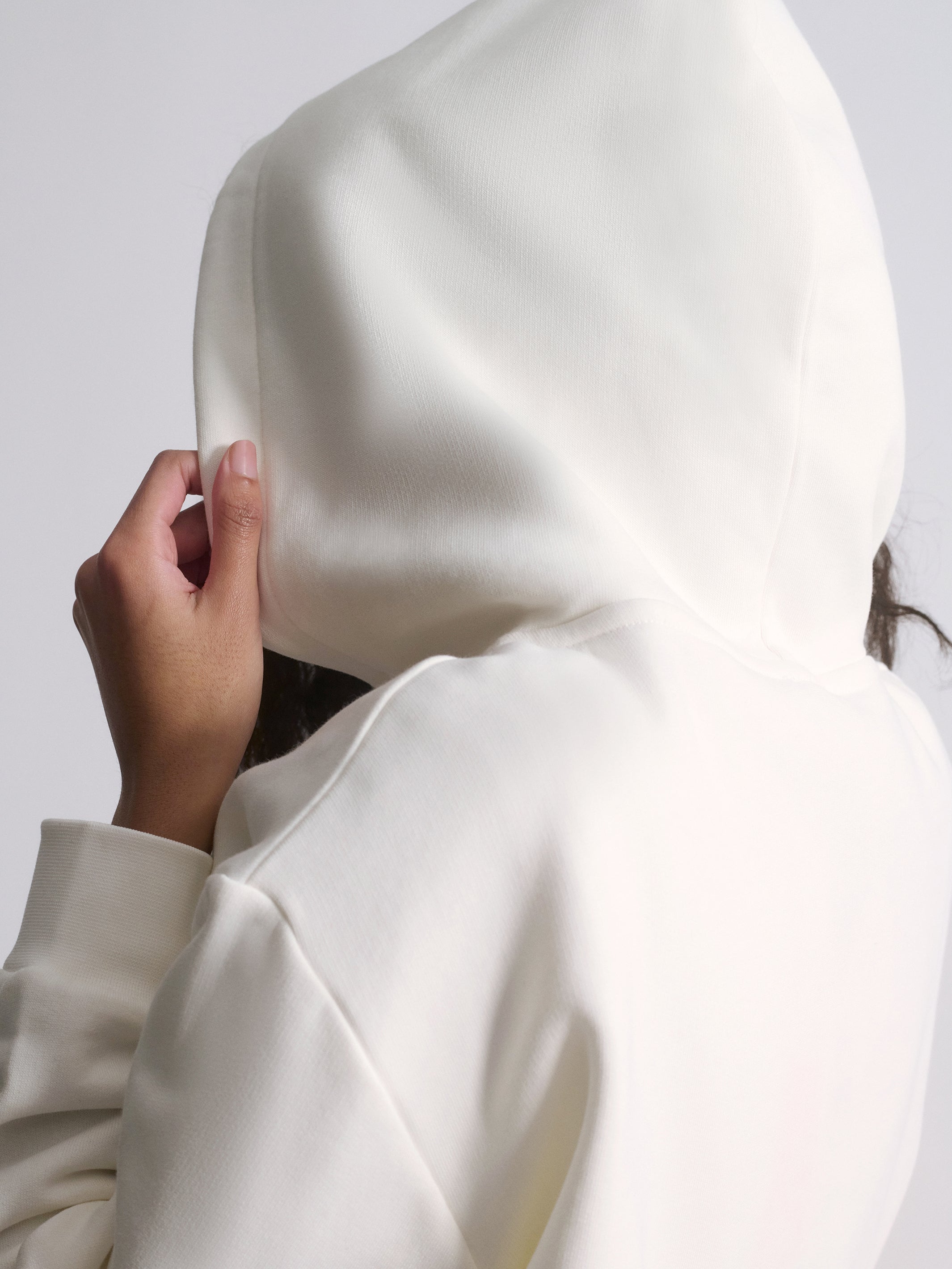 Women's Campus Brooklyn Zip-Up Sweatshirt In White - BROOKLYN INDUSTRIES