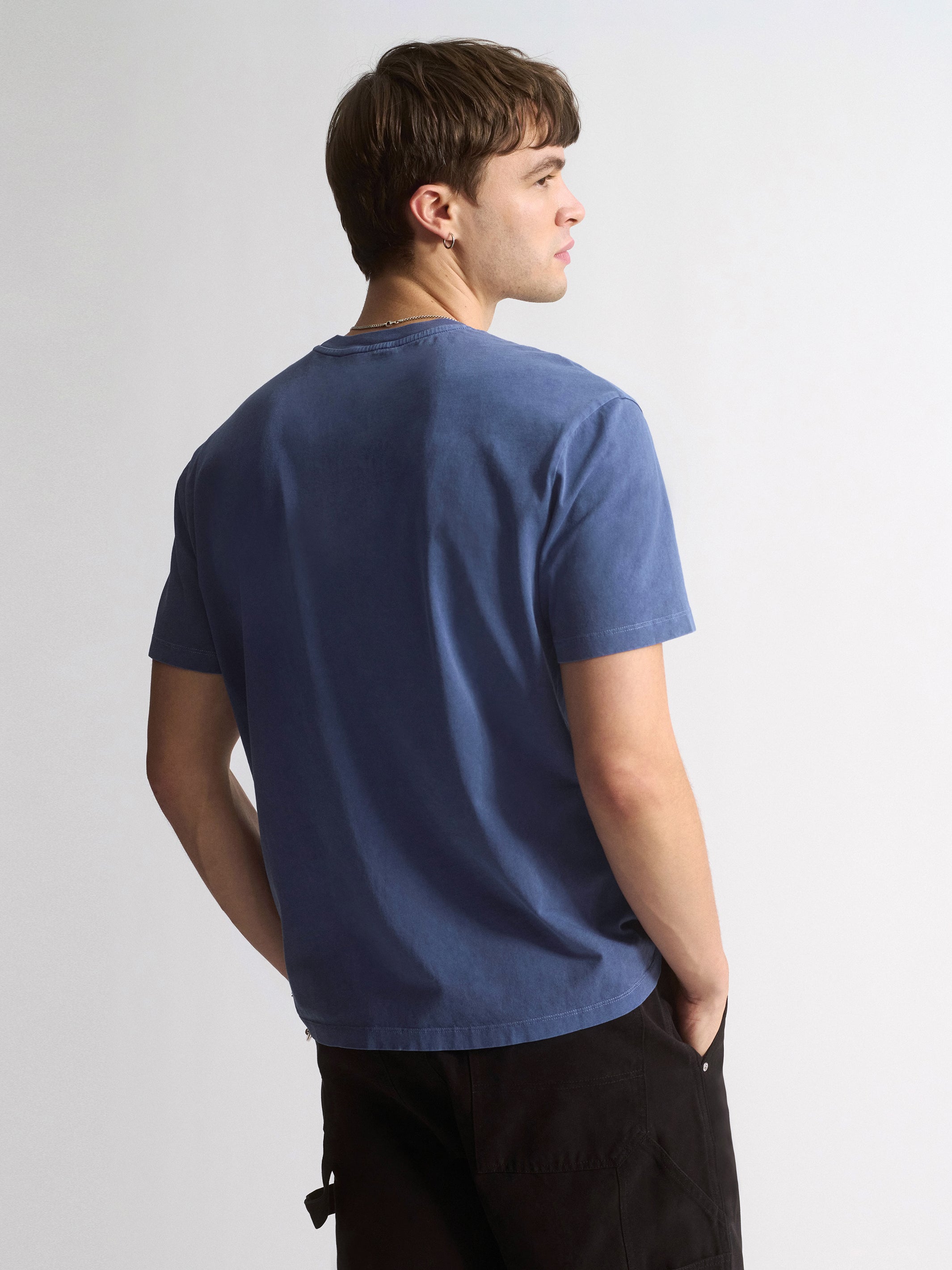 Men's Brooklyn Graphic T-Shirt In Medieval Blue - BROOKLYN INDUSTRIES
