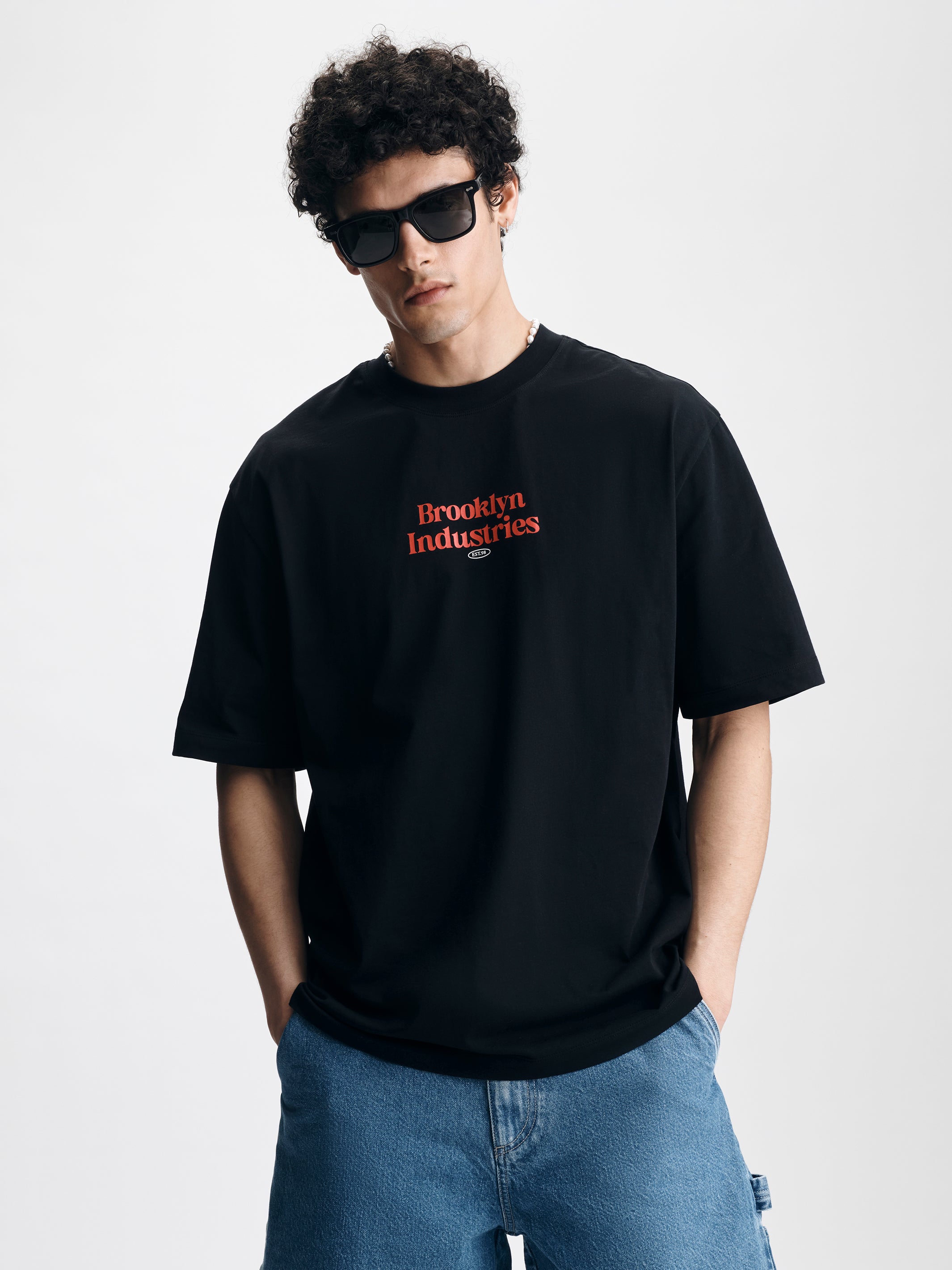 Men's Brooklyn Gaming T-Shirt in Black - BROOKLYN INDUSTRIES