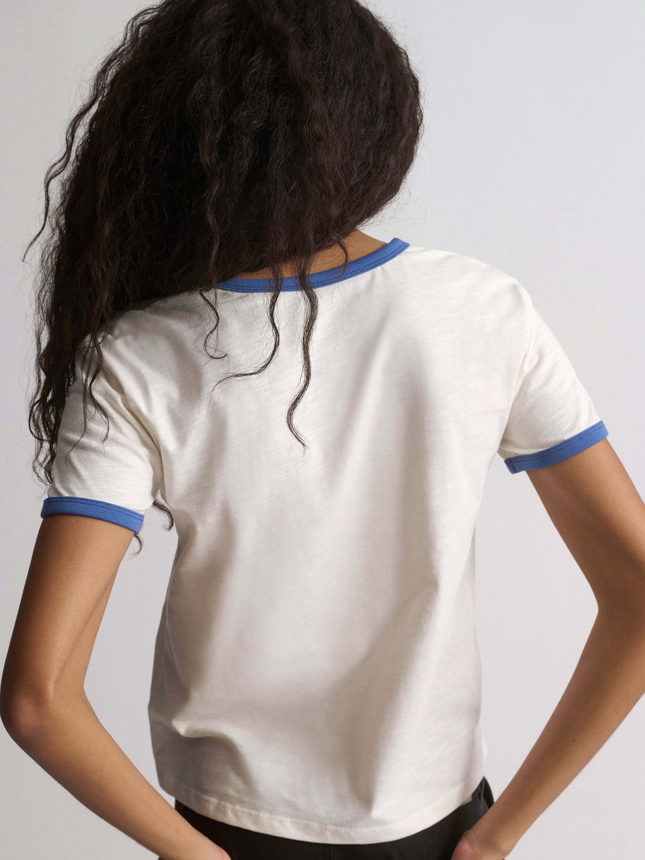 Women's Brooklyn Slim Fit T-Shirt In Antique White - BROOKLYN INDUSTRIES