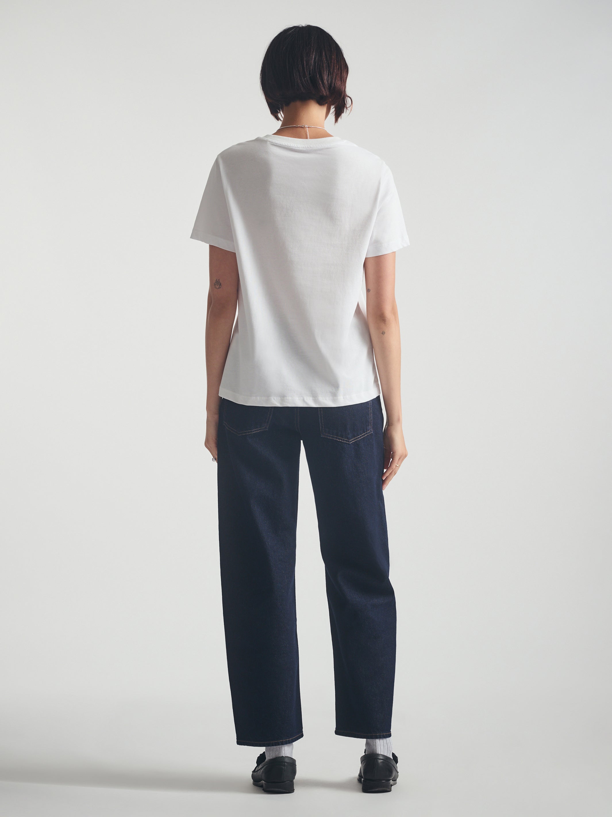 Women's Brooklyn Cat T-Shirt in White - BROOKLYN INDUSTRIES