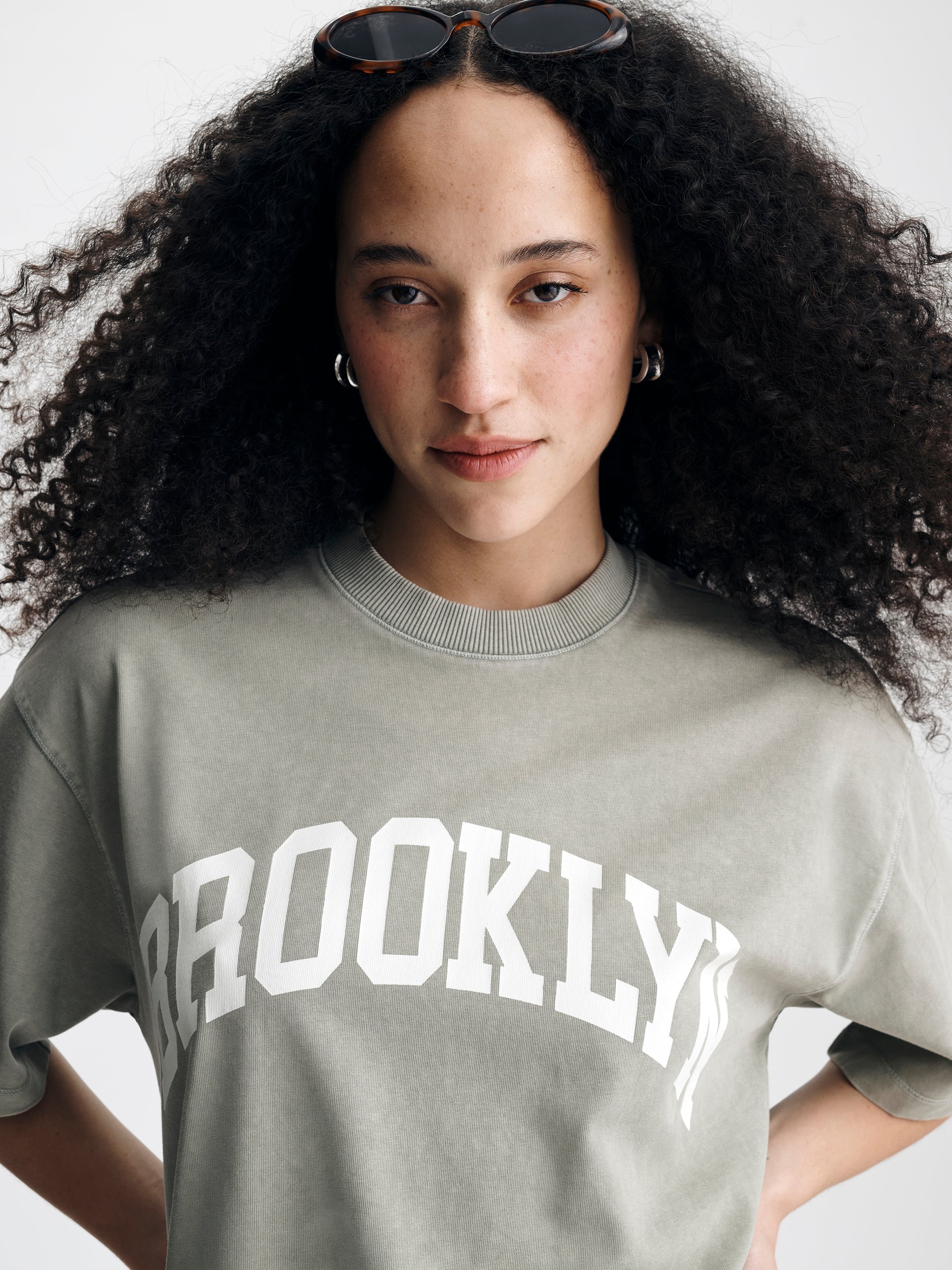 Women's Brooklyn T-Shirt in Shadow - BROOKLYN INDUSTRIES