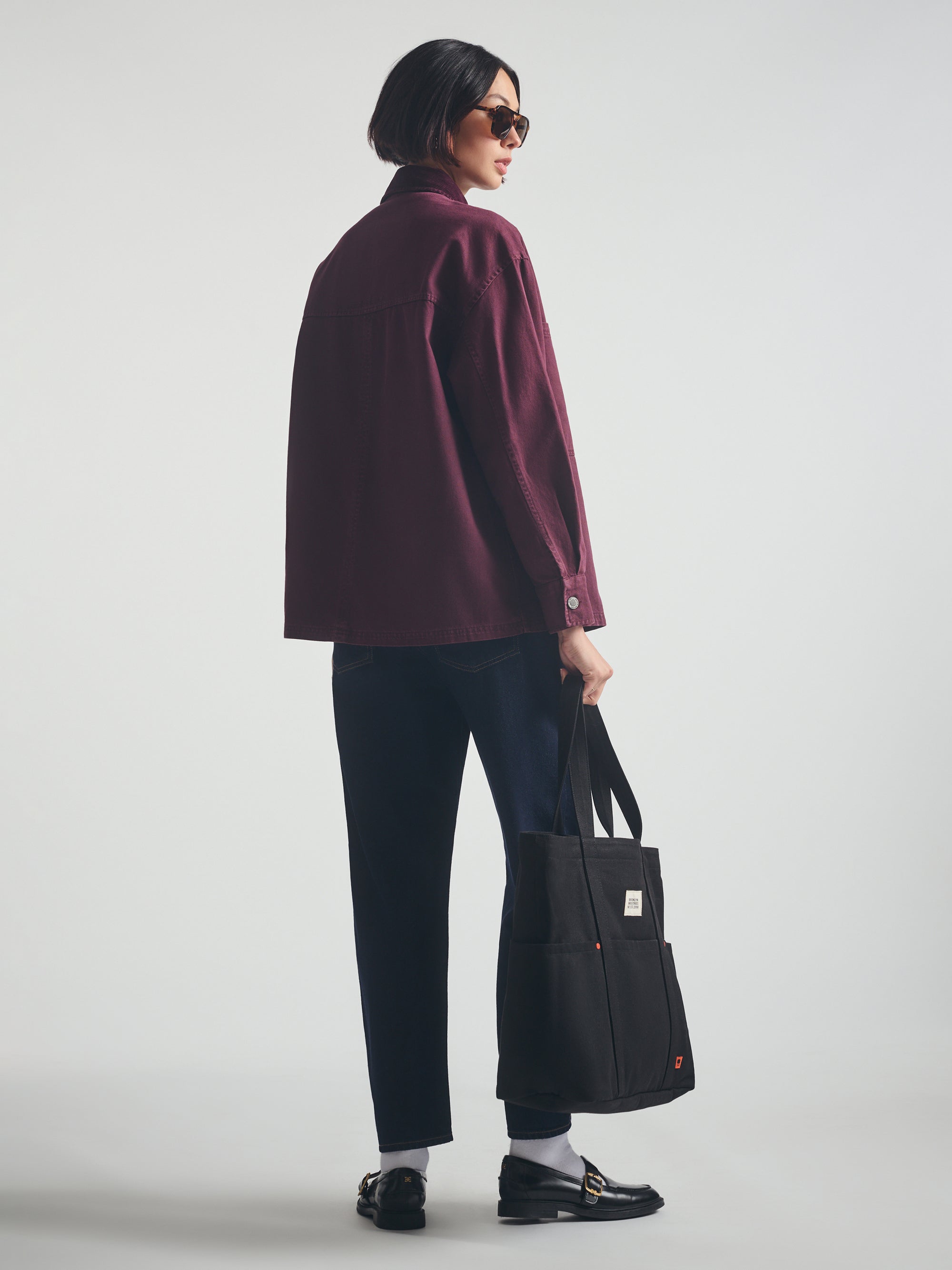 Brooklyn Tote Bag in Black - BROOKLYN INDUSTRIES