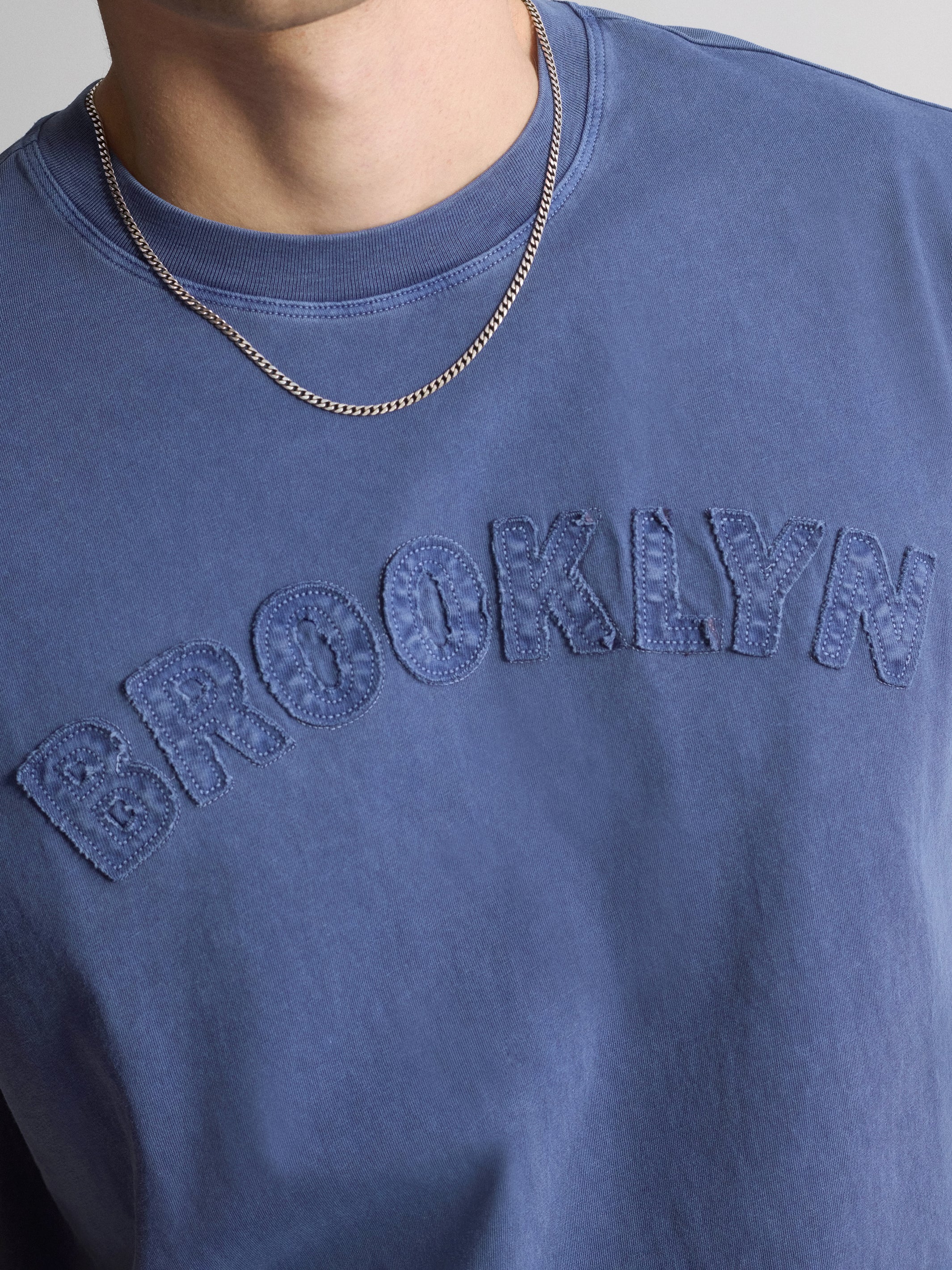 Men's Brooklyn Graphic T-Shirt In Medieval Blue - BROOKLYN INDUSTRIES