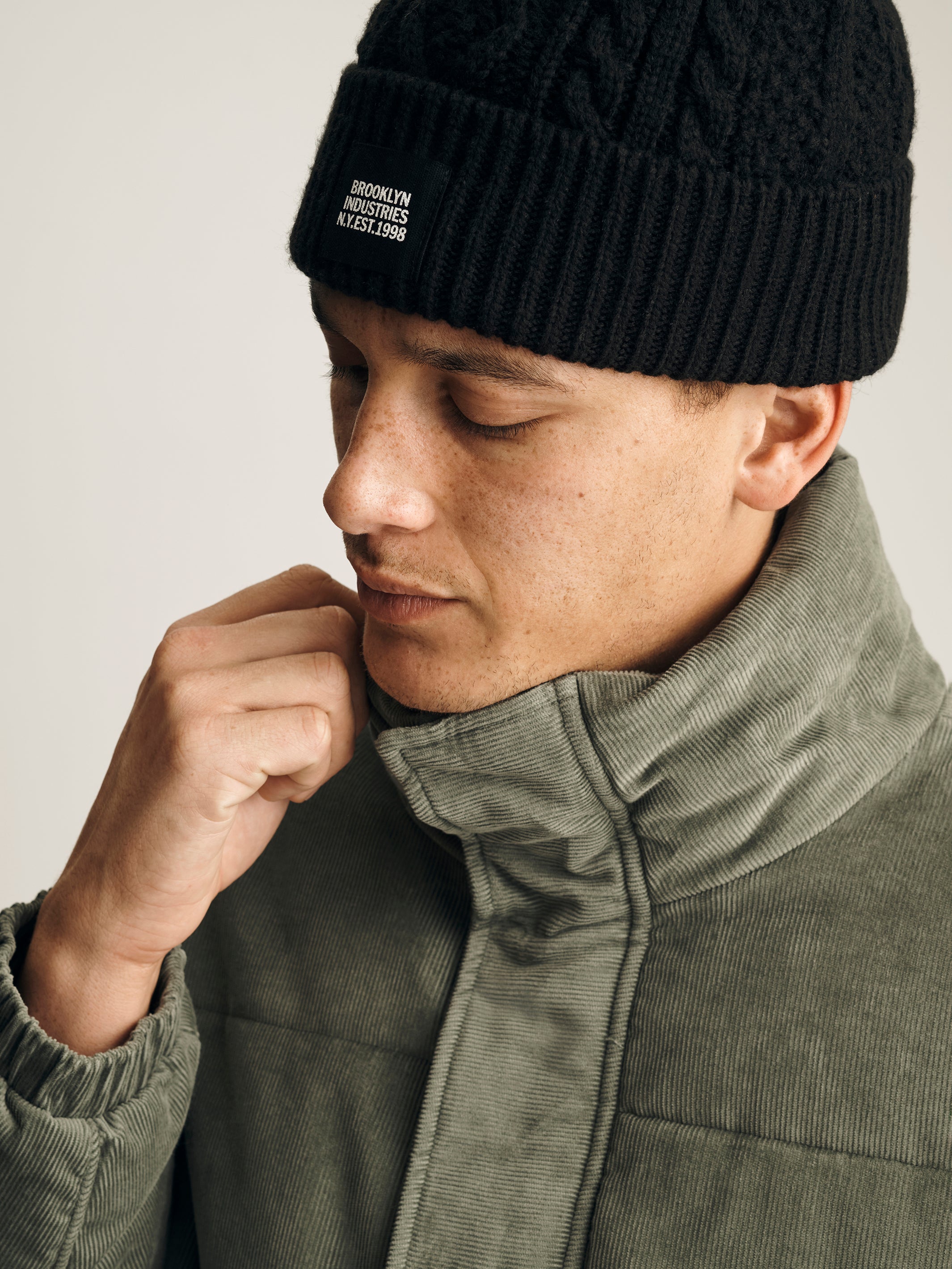 Men's Puffer Jacket in Mulled Basil - BROOKLYN INDUSTRIES