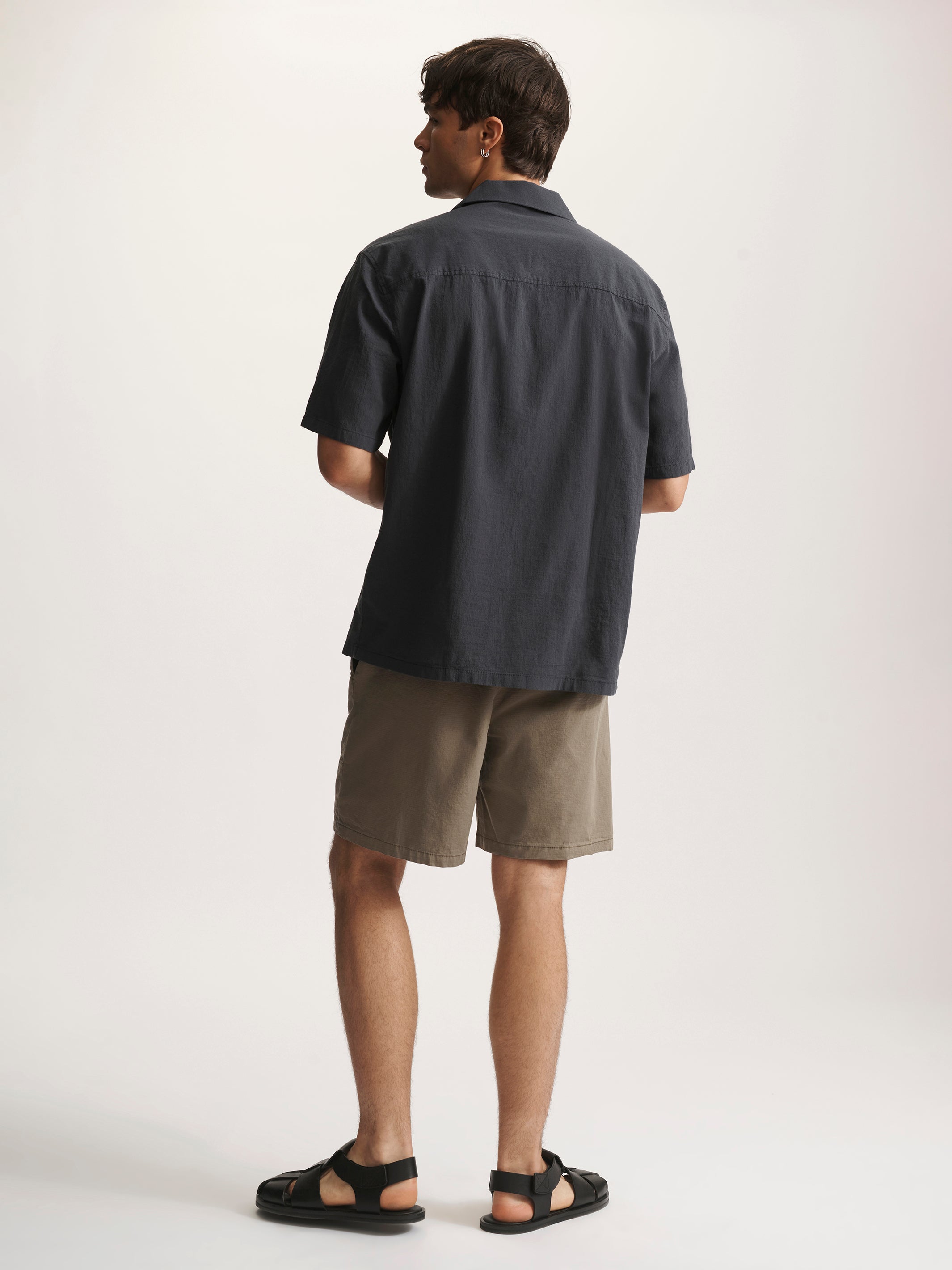 Men's Brooklyn Short Sleeve Shirt In India Ink - BROOKLYN INDUSTRIES