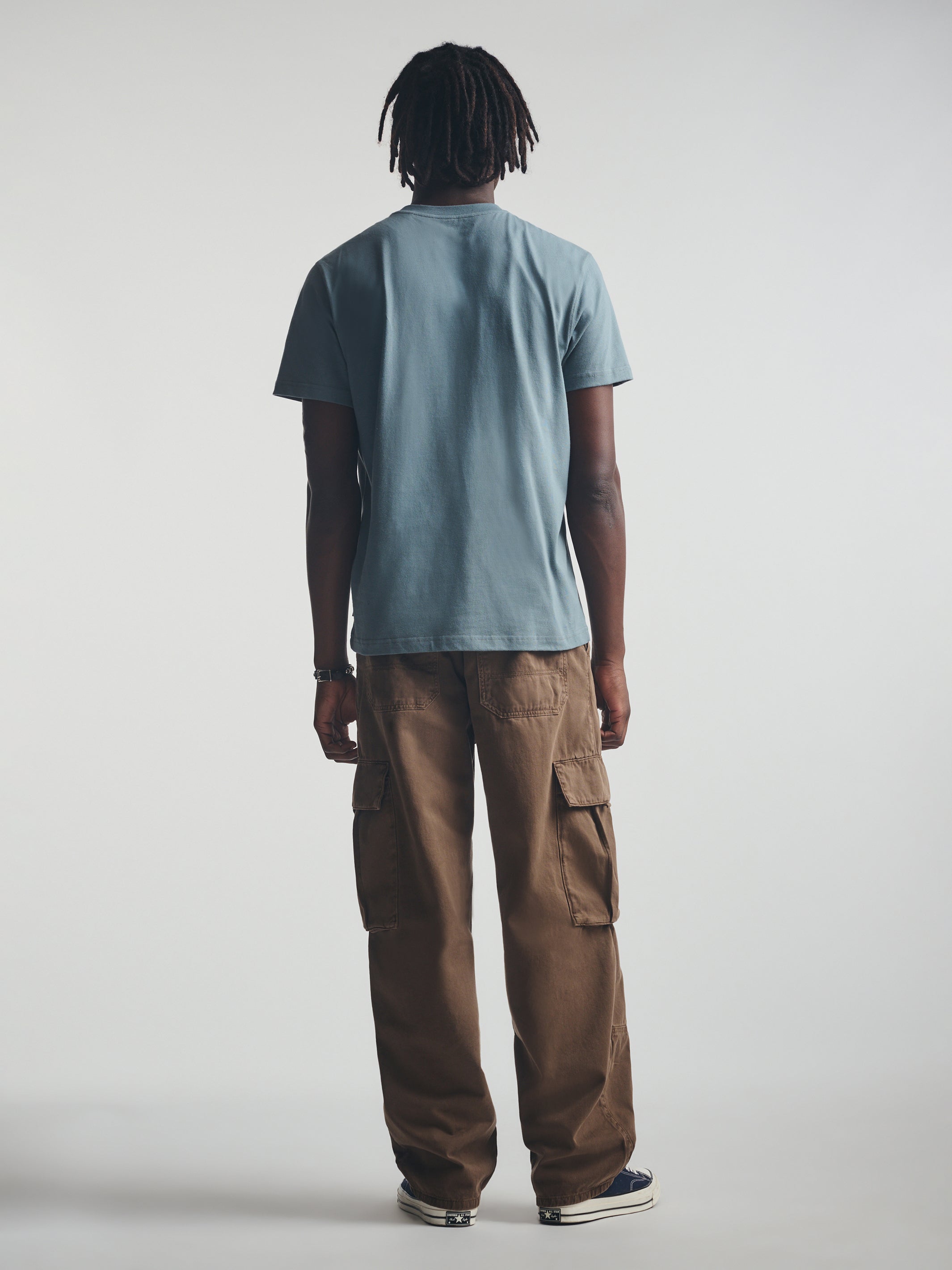 Men's Basic T-Shirt in Goblin Blue - BROOKLYN INDUSTRIES