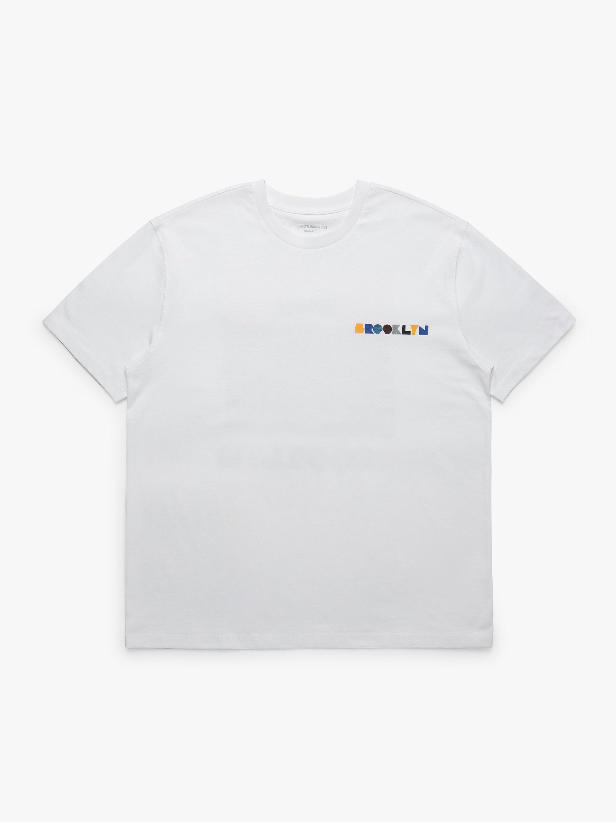 Men's Brooklyn Water Tower T-Shirt In White - BROOKLYN INDUSTRIES