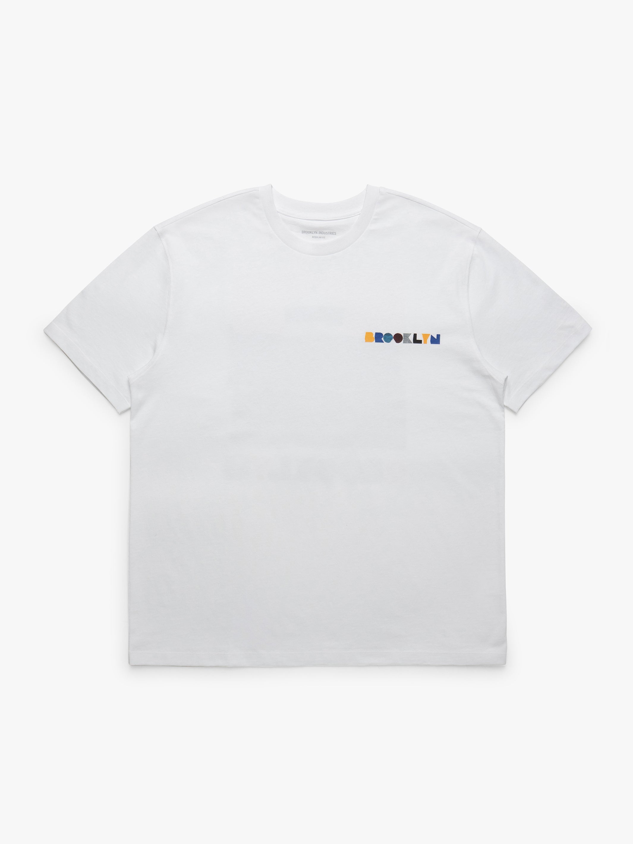Men's Brooklyn Water Tower T-Shirt In White - BROOKLYN INDUSTRIES