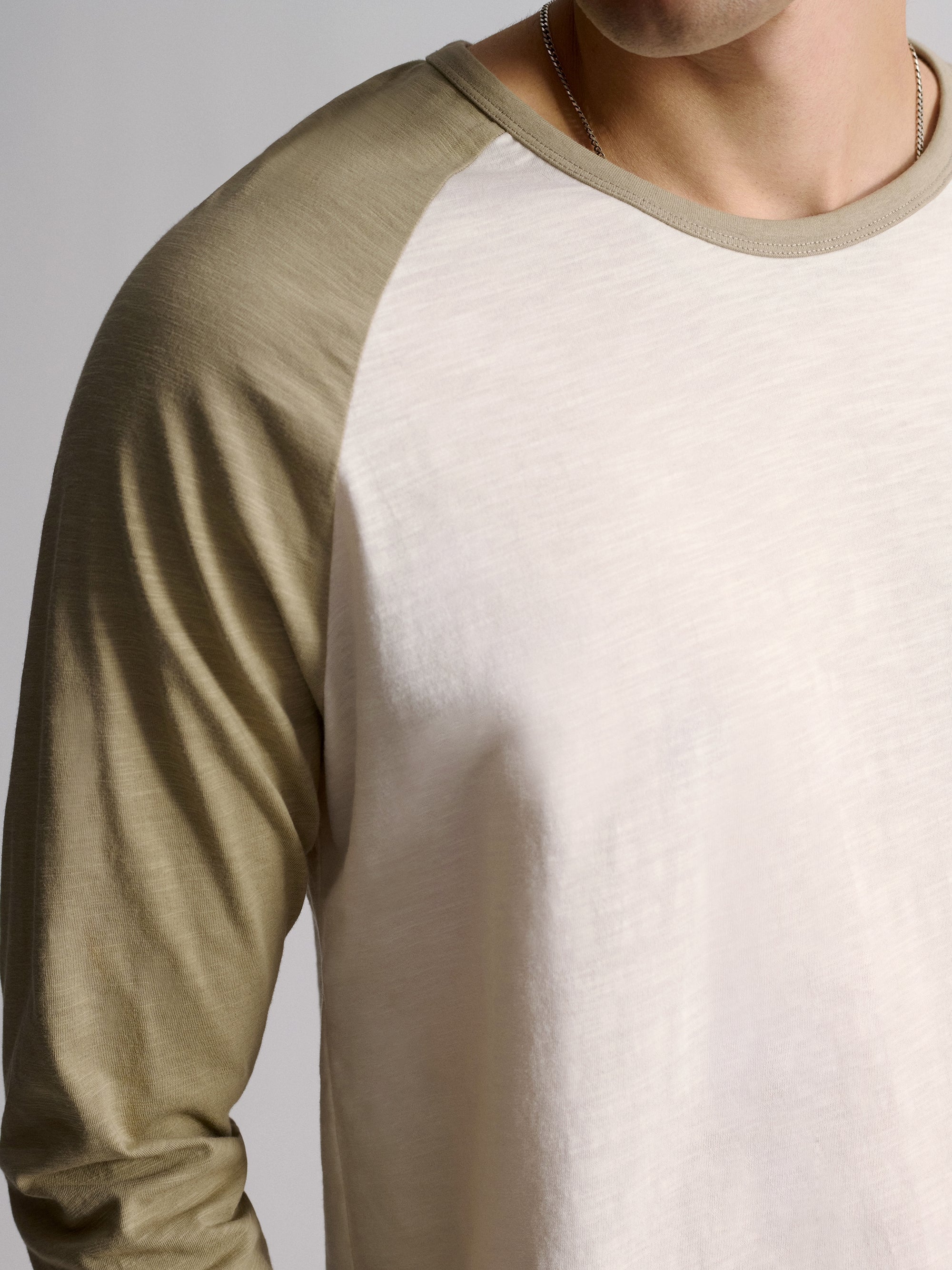 Men's Brooklyn Slub Long Sleeve T-Shirt In Winter Twig - BROOKLYN INDUSTRIES
