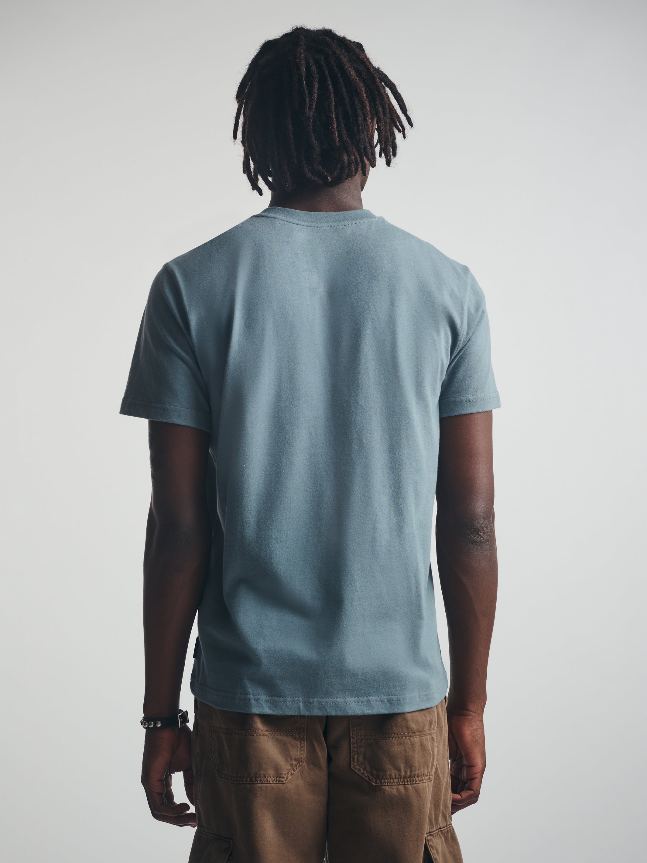 Men's Basic T-Shirt in Goblin Blue - BROOKLYN INDUSTRIES