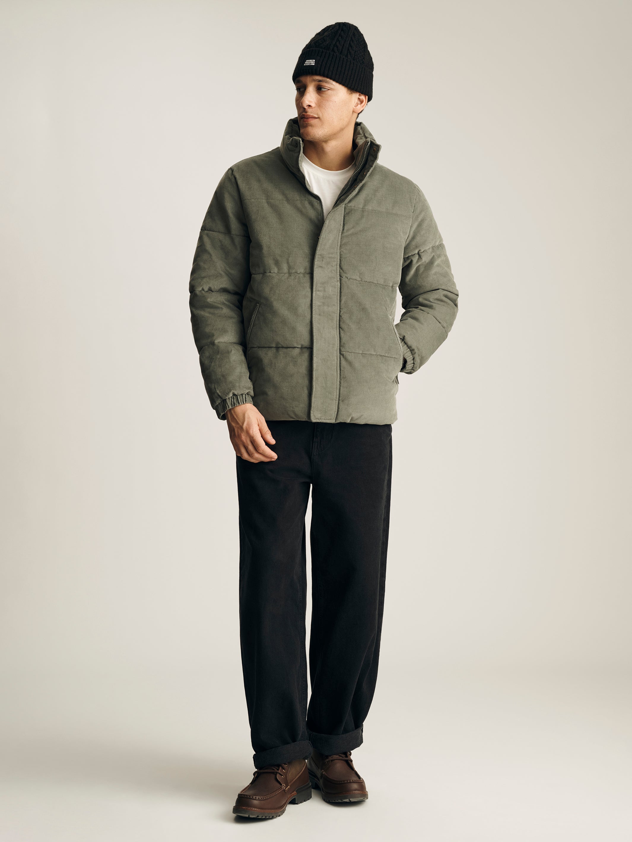 Men's Puffer Jacket in Mulled Basil - BROOKLYN INDUSTRIES