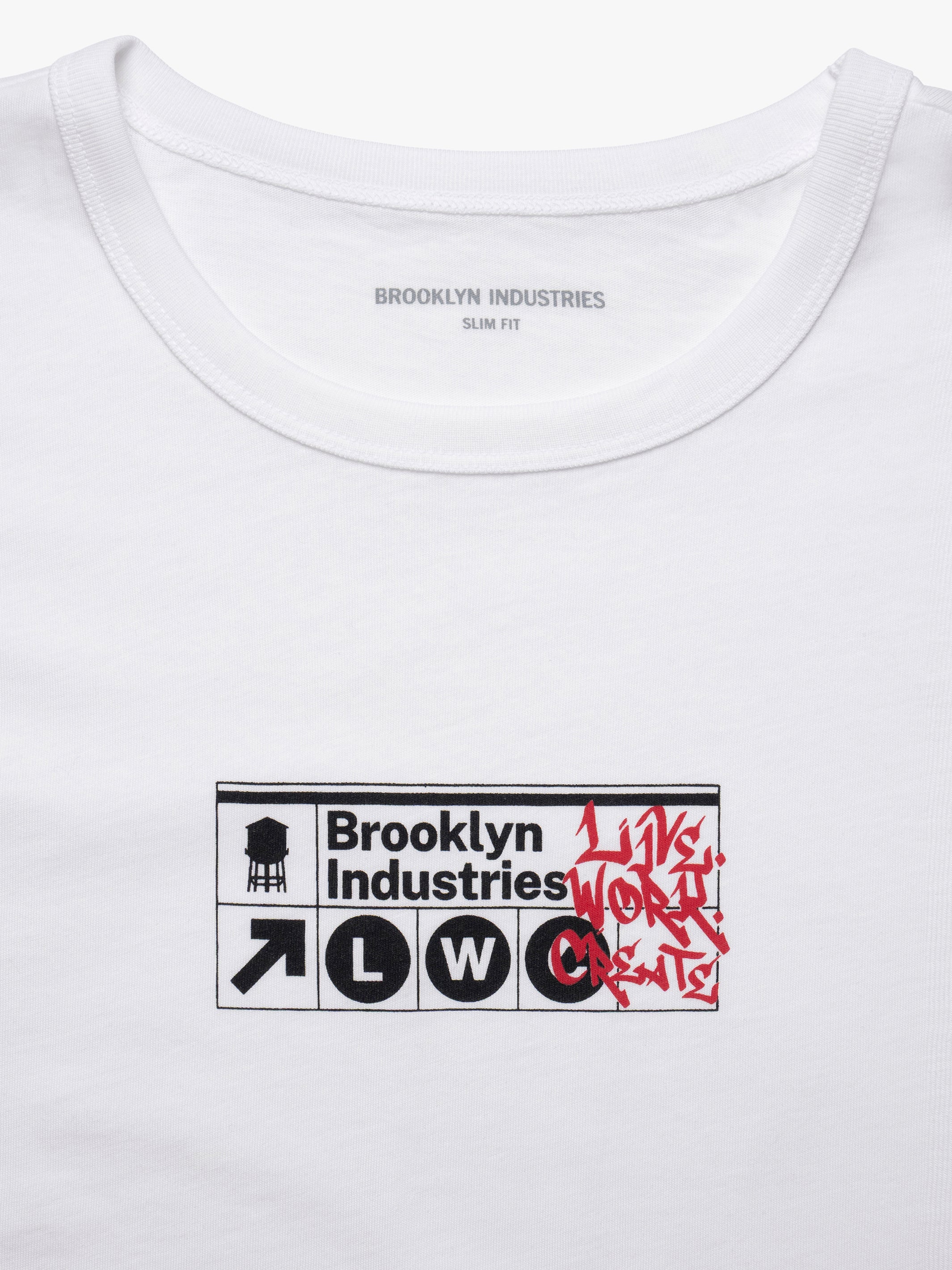 Women's Brooklyn Subway T-Shirt in White - BROOKLYN INDUSTRIES