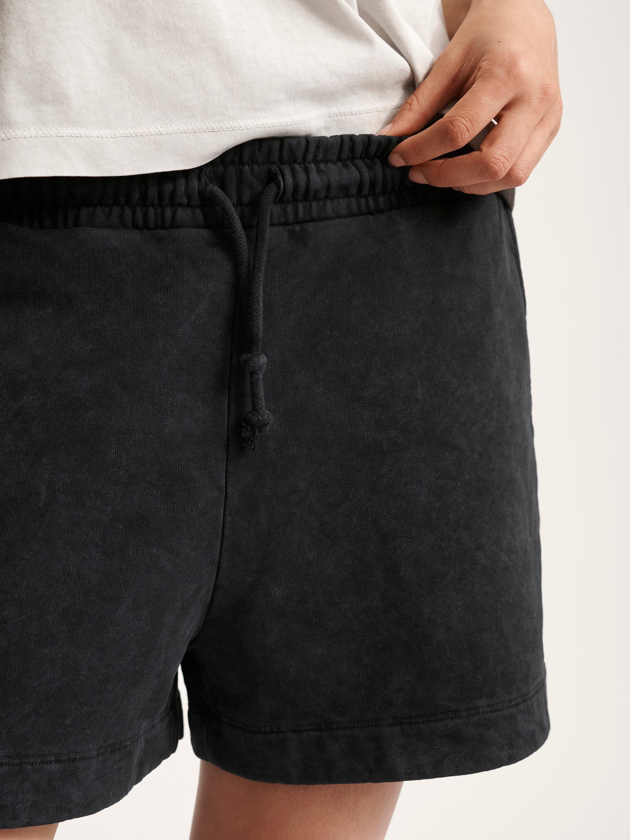 Women's Brooklyn Sweat Shorts In Black - BROOKLYN INDUSTRIES