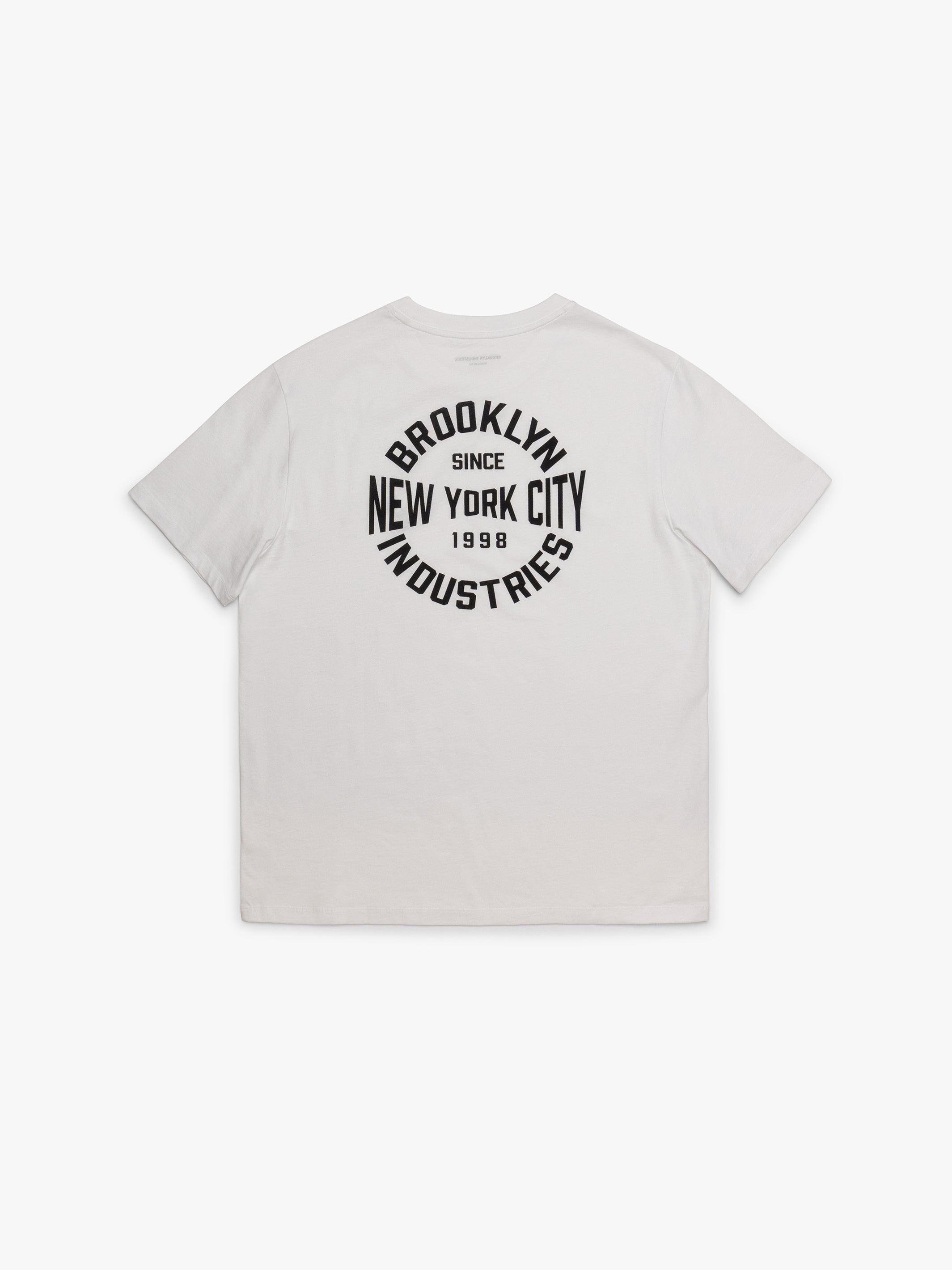 Men's Brooklyn Graphic Slim T-Shirt In White - BROOKLYN INDUSTRIES