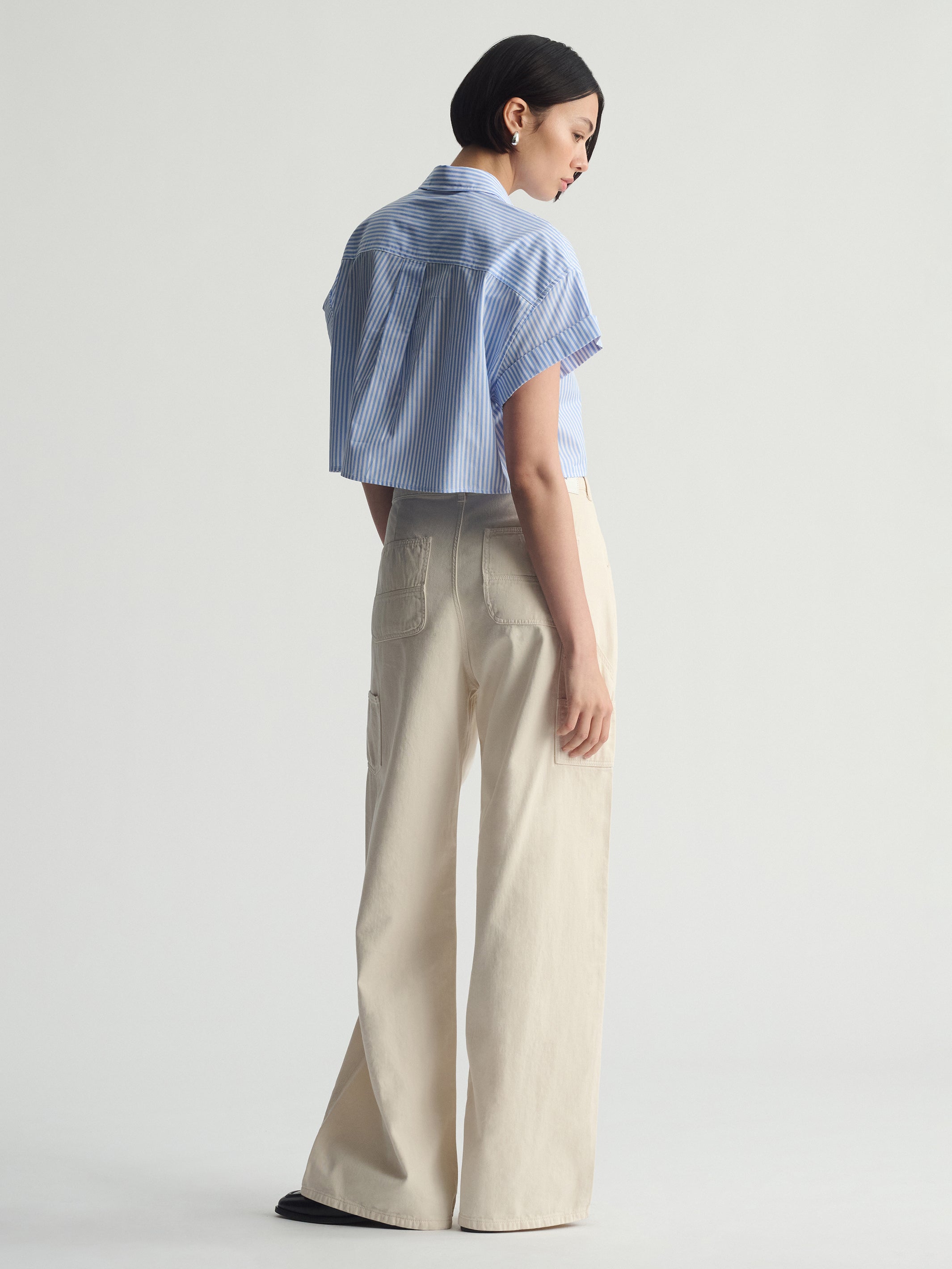 Women's Brooklyn Carpenter Pants In Turtledove - BROOKLYN INDUSTRIES