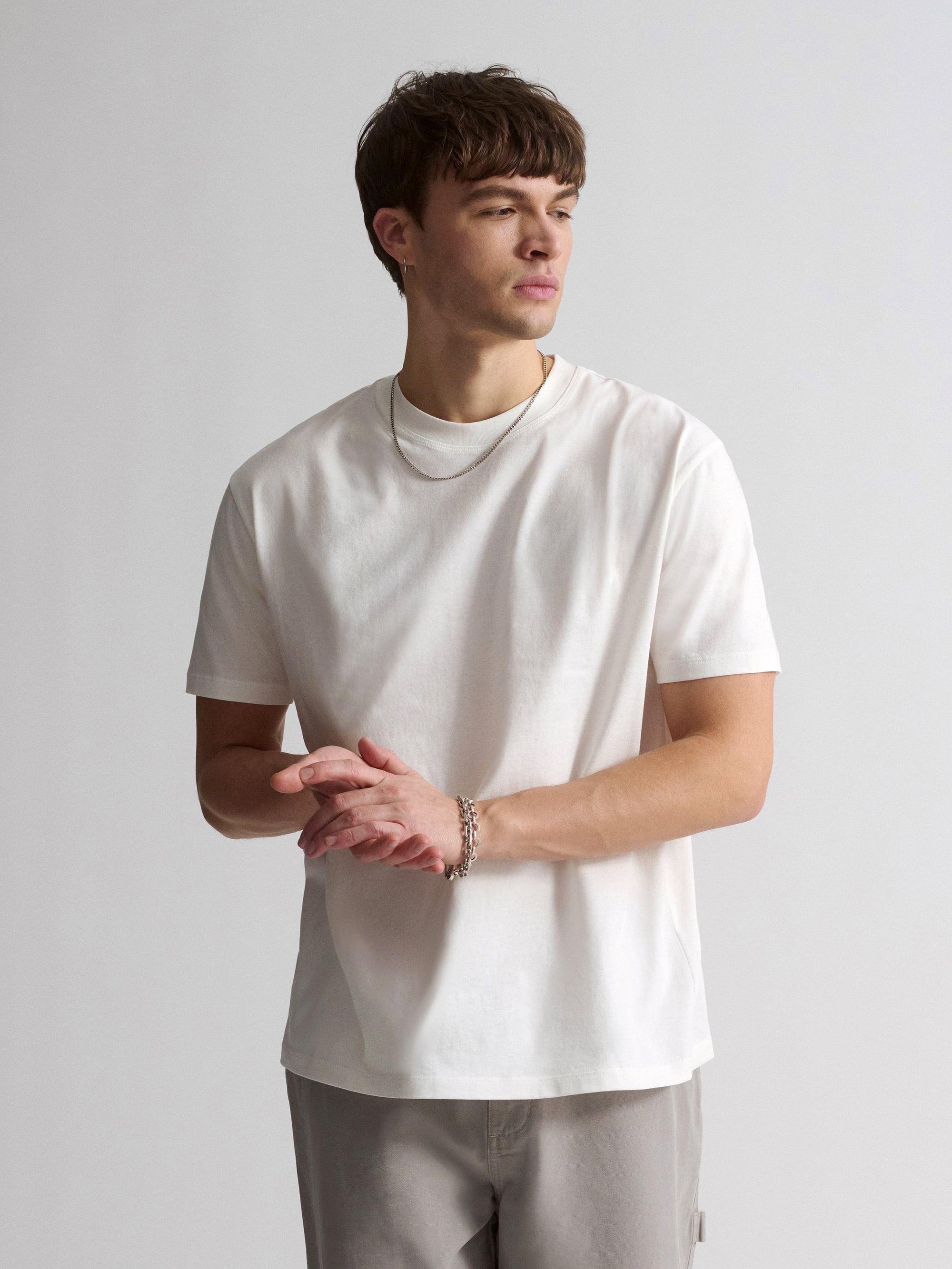 Men's Brooklyn Vintage Graphic T-Shirt In Antique White - BROOKLYN INDUSTRIES