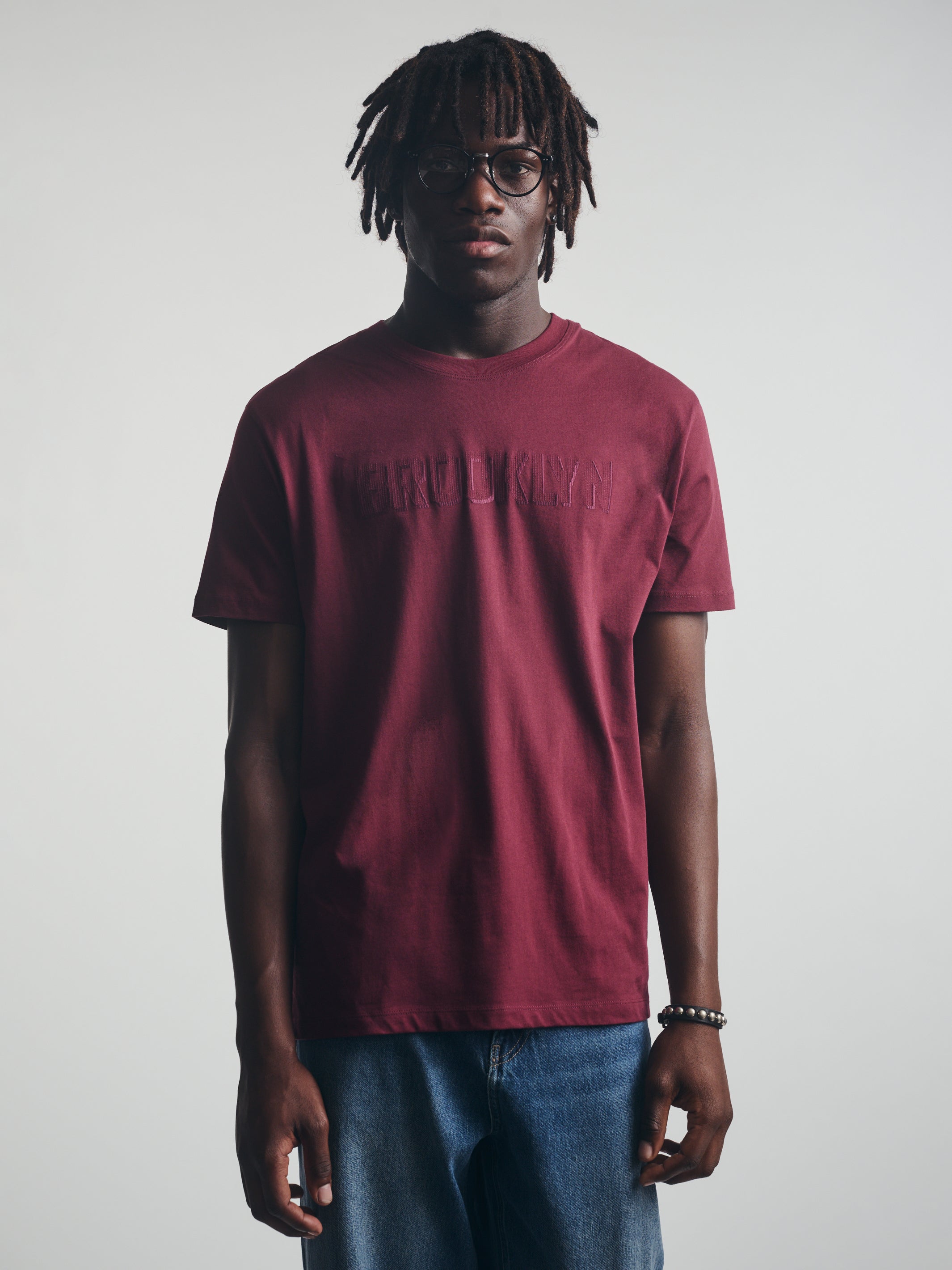 Men's Brooklyn T-Shirt In Windsor Wine