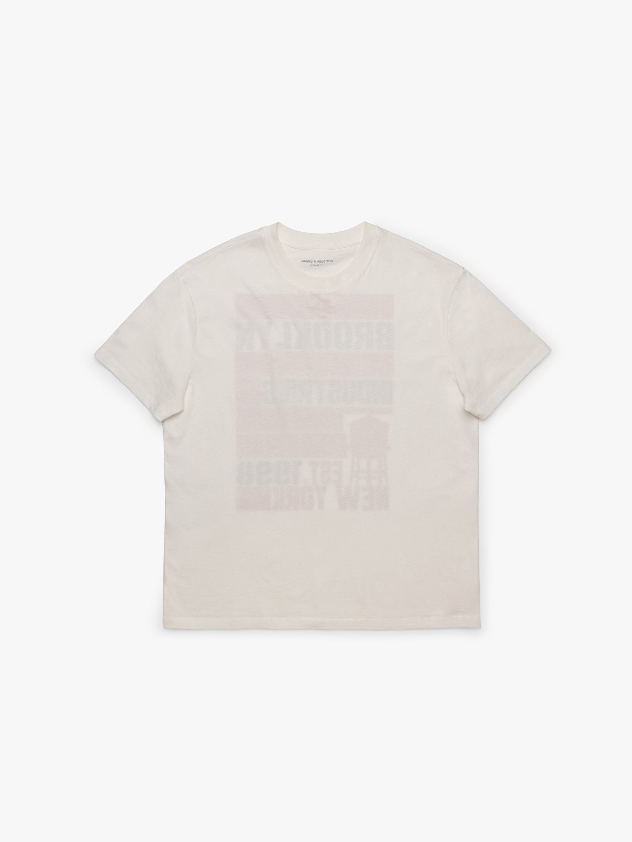 Men's Brooklyn Vintage Graphic T-Shirt In Antique White - BROOKLYN INDUSTRIES