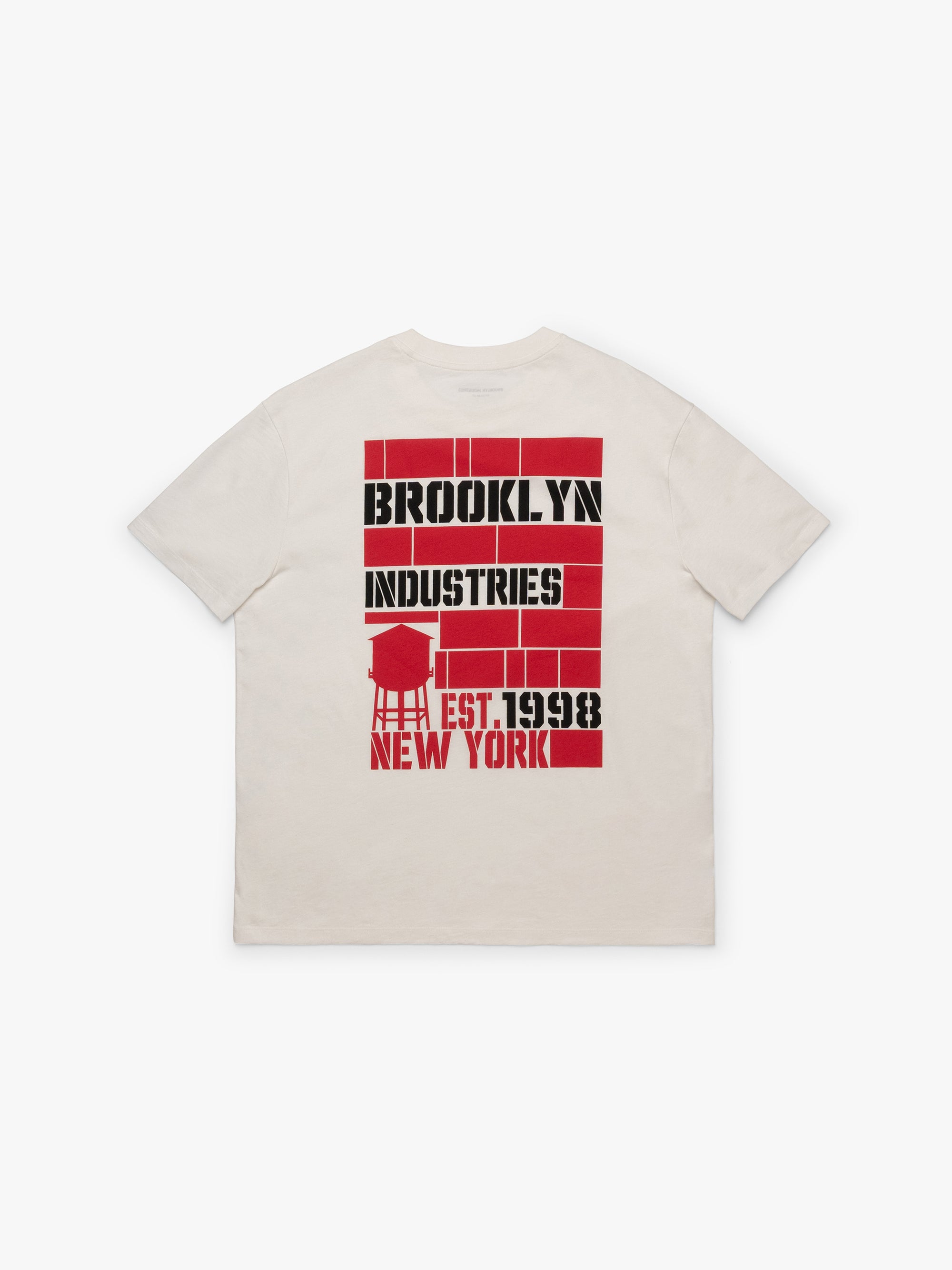 Men's Brooklyn Vintage Graphic T-Shirt In Antique White - BROOKLYN INDUSTRIES
