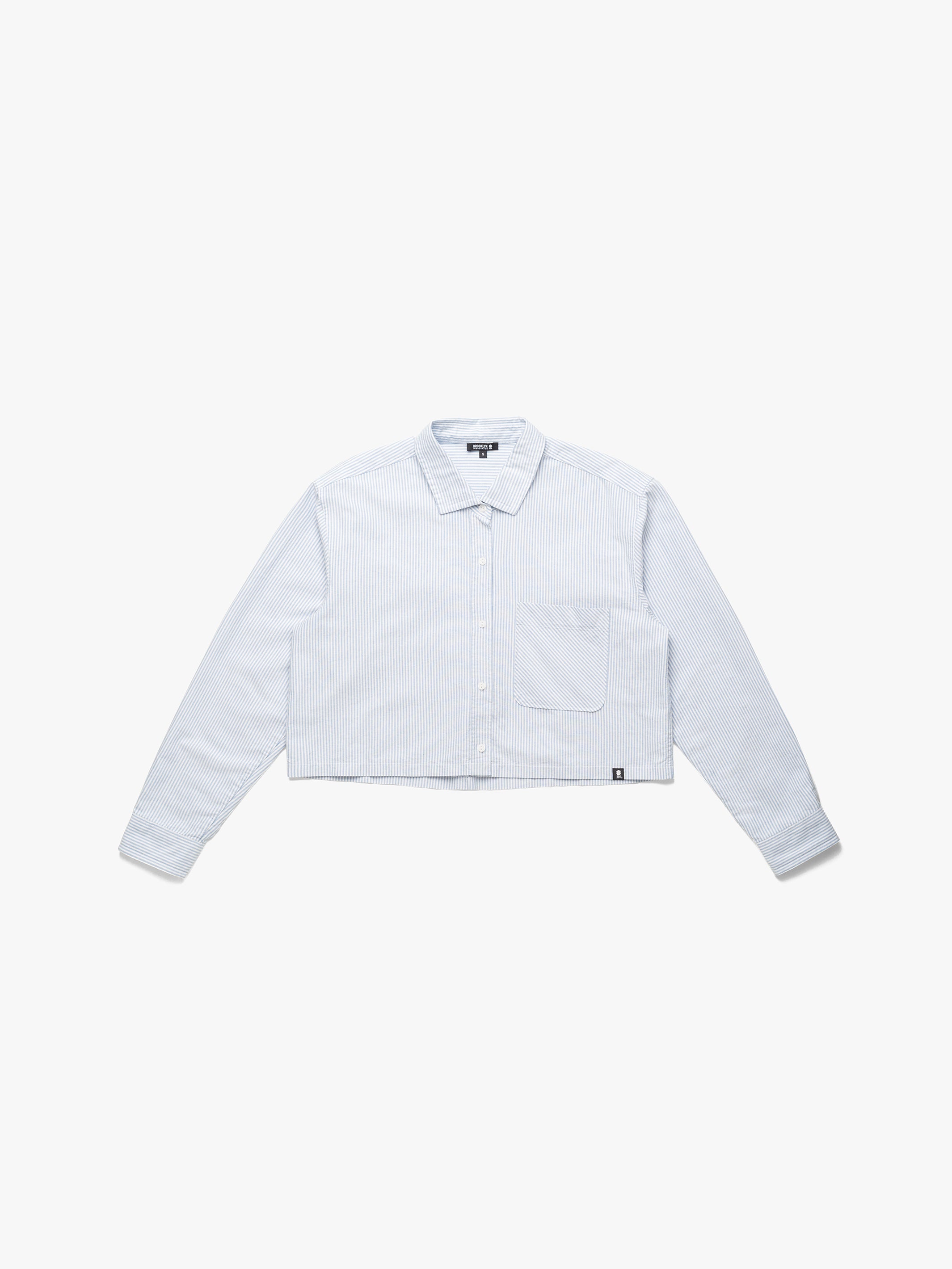 Women's Wythe Oxford Crop In Sky - BROOKLYN INDUSTRIES