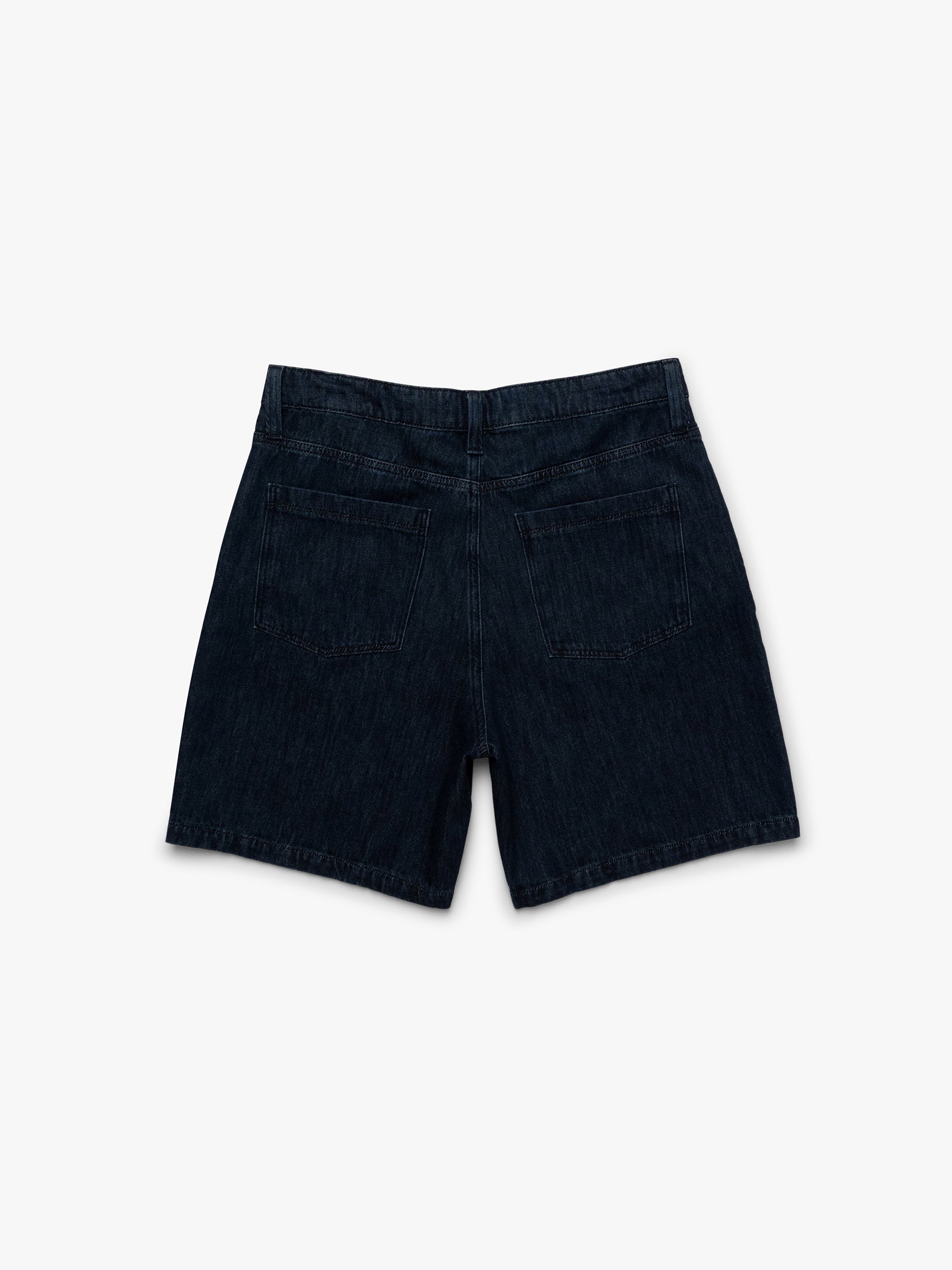 Men's Denim Shorts In Dark Indigo - BROOKLYN INDUSTRIES